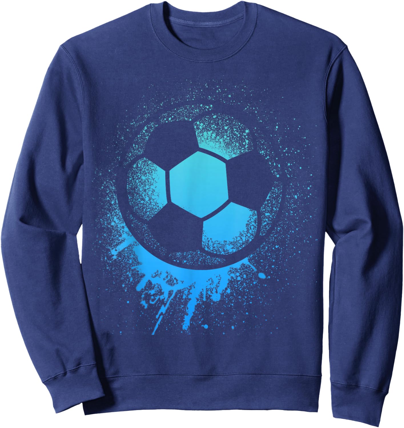 Soccer Player Sports Boys Men Soccer ball for kid Sweatshirt - Sweatshirt | Navy