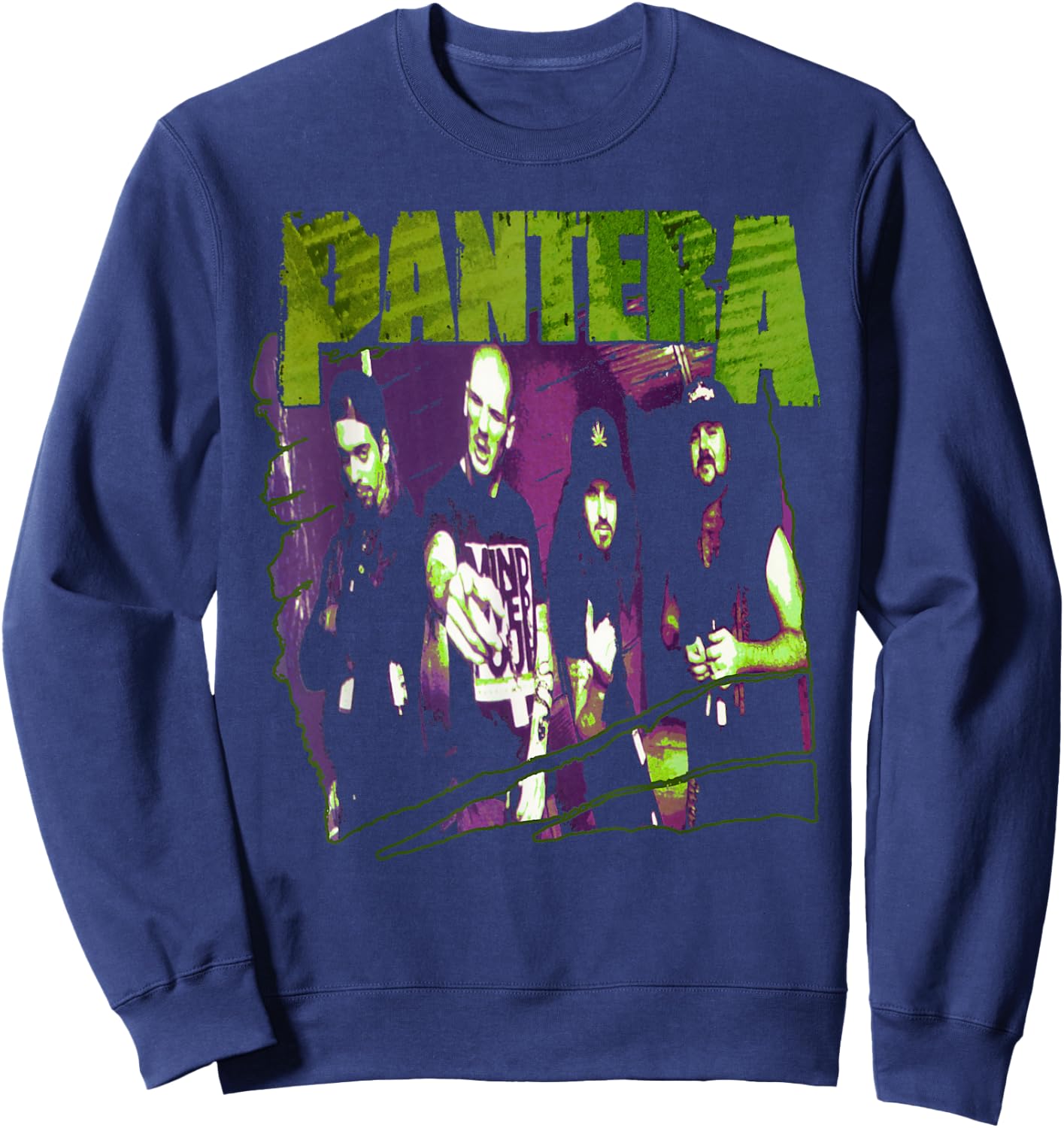 Pantera Official Vintage Sketch Sweatshirt - Sweatshirt | Navy