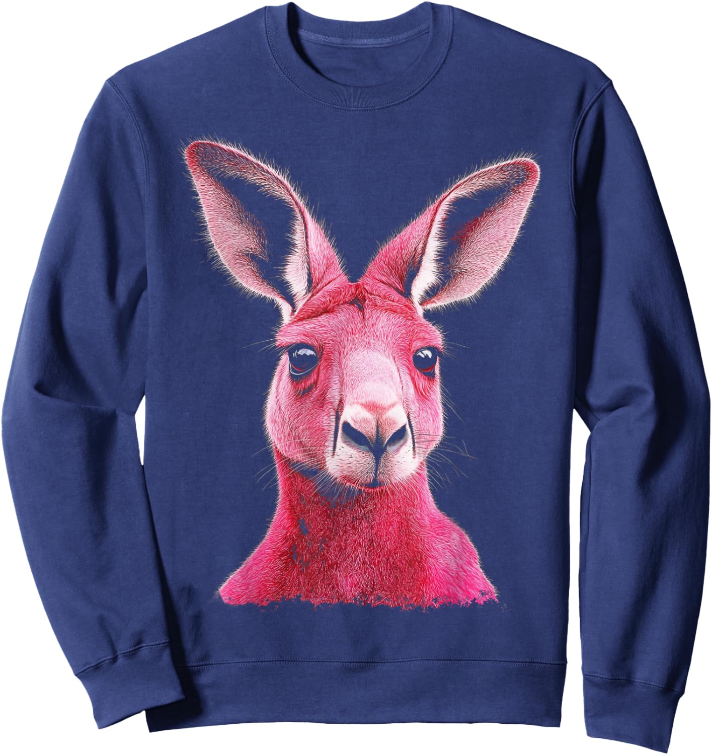 Kangaroo Pink Sweatshirt - Sweatshirt | Navy