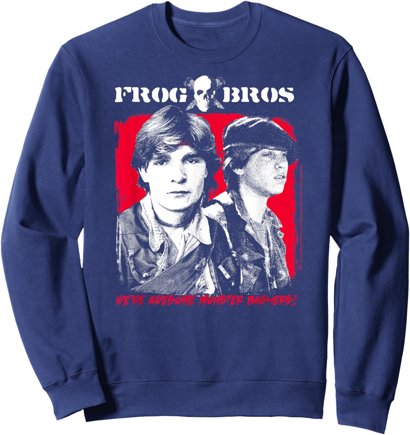 The Lost Boys Frog Brothers Monster Bashers Small Sweatshirt - Sweatshirt | Navy