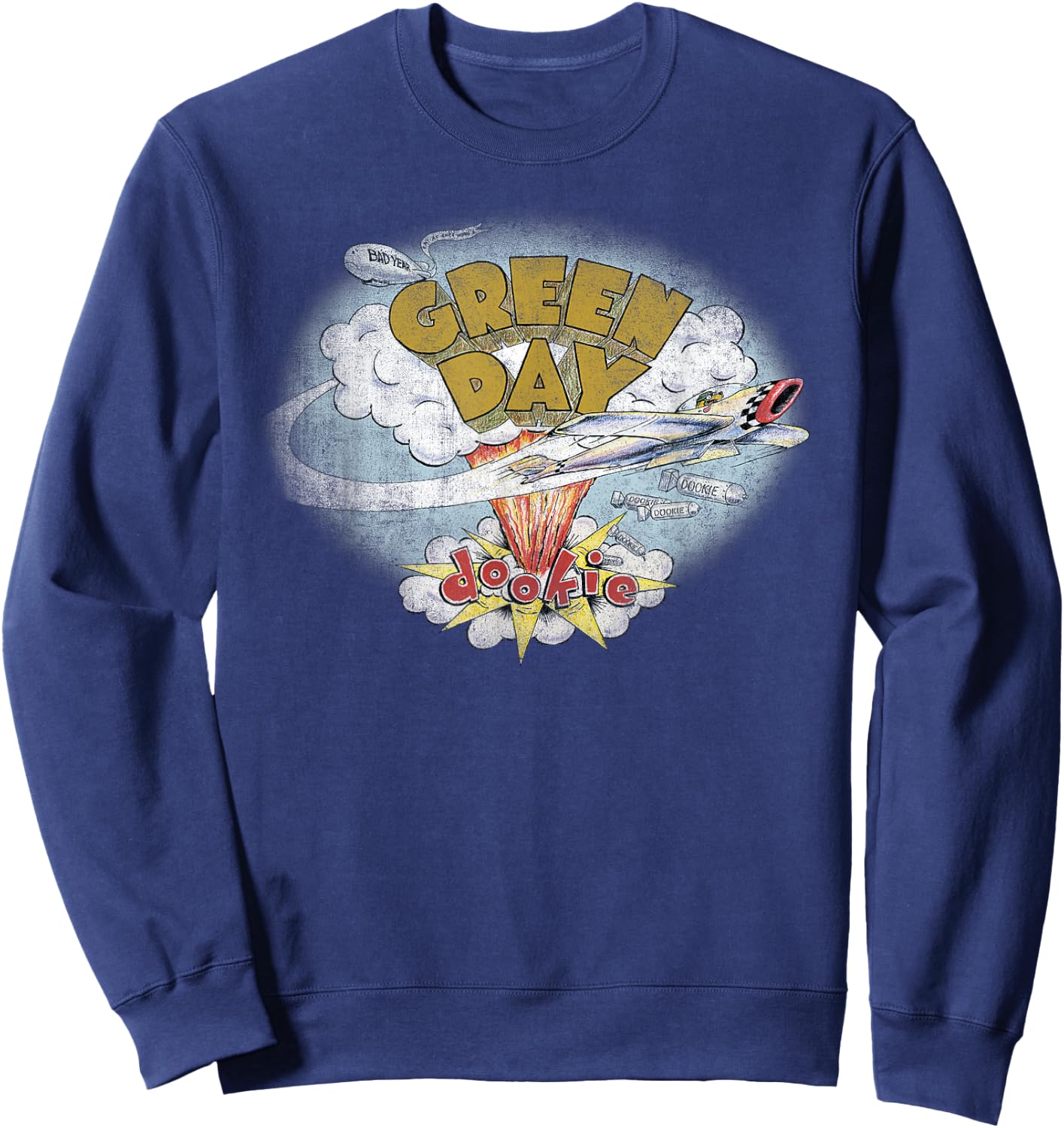 Green Day Fresh Dookie , black Sweatshirt - Sweatshirt | Navy