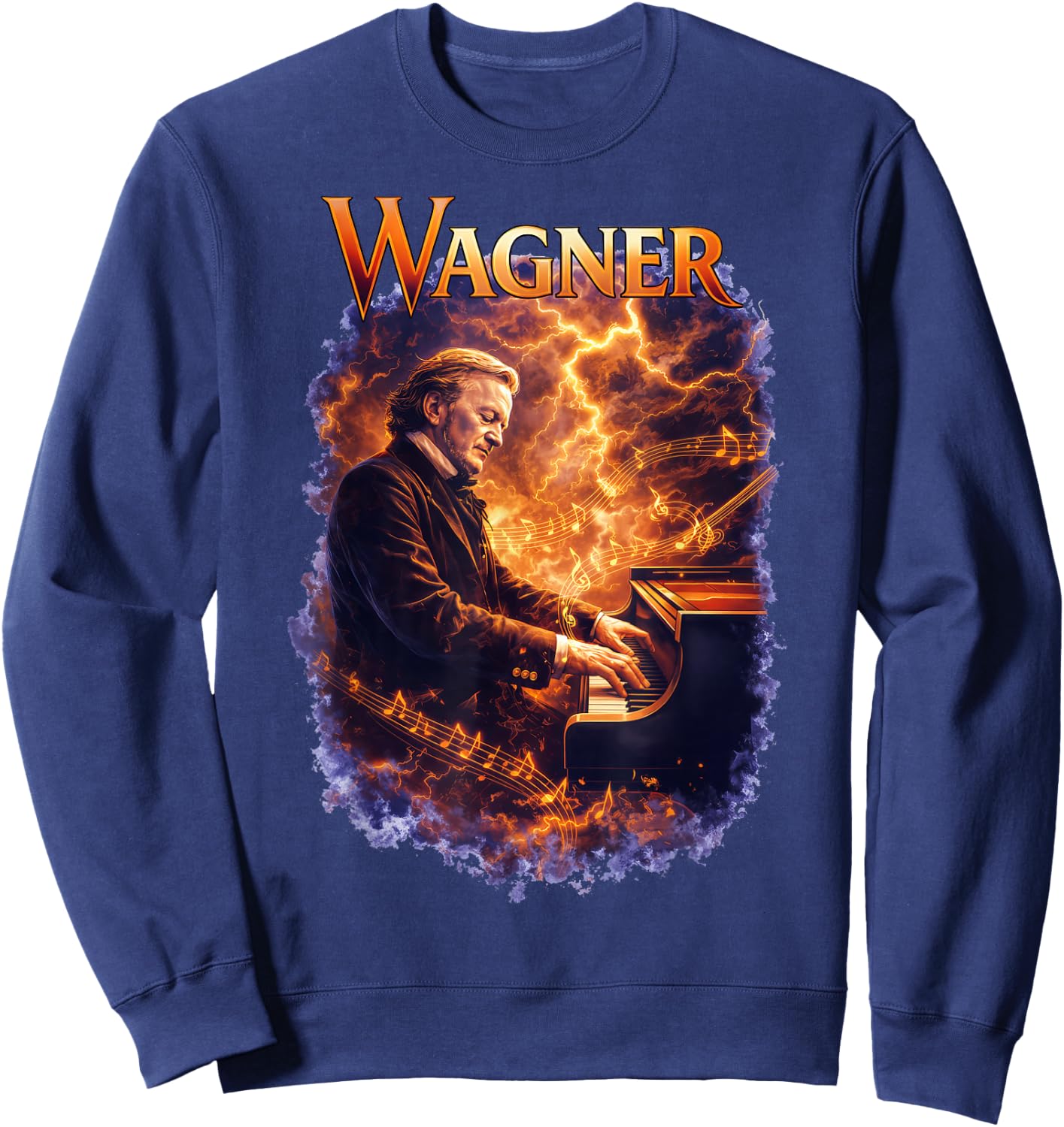 Richard Wagner Komponist Sweatshirt - Sweatshirt | Navy
