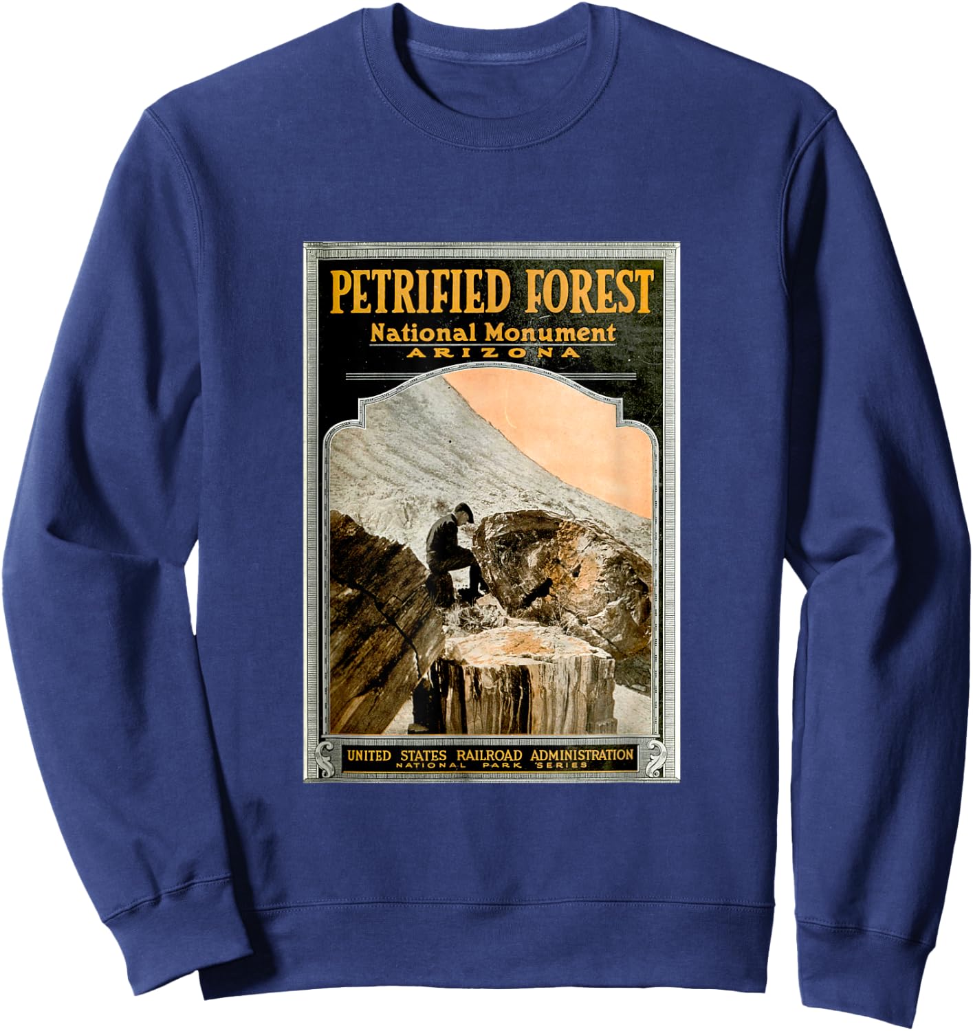 Petrified Forest National Park T Shirt Sweatshirt - Sweatshirt | Navy