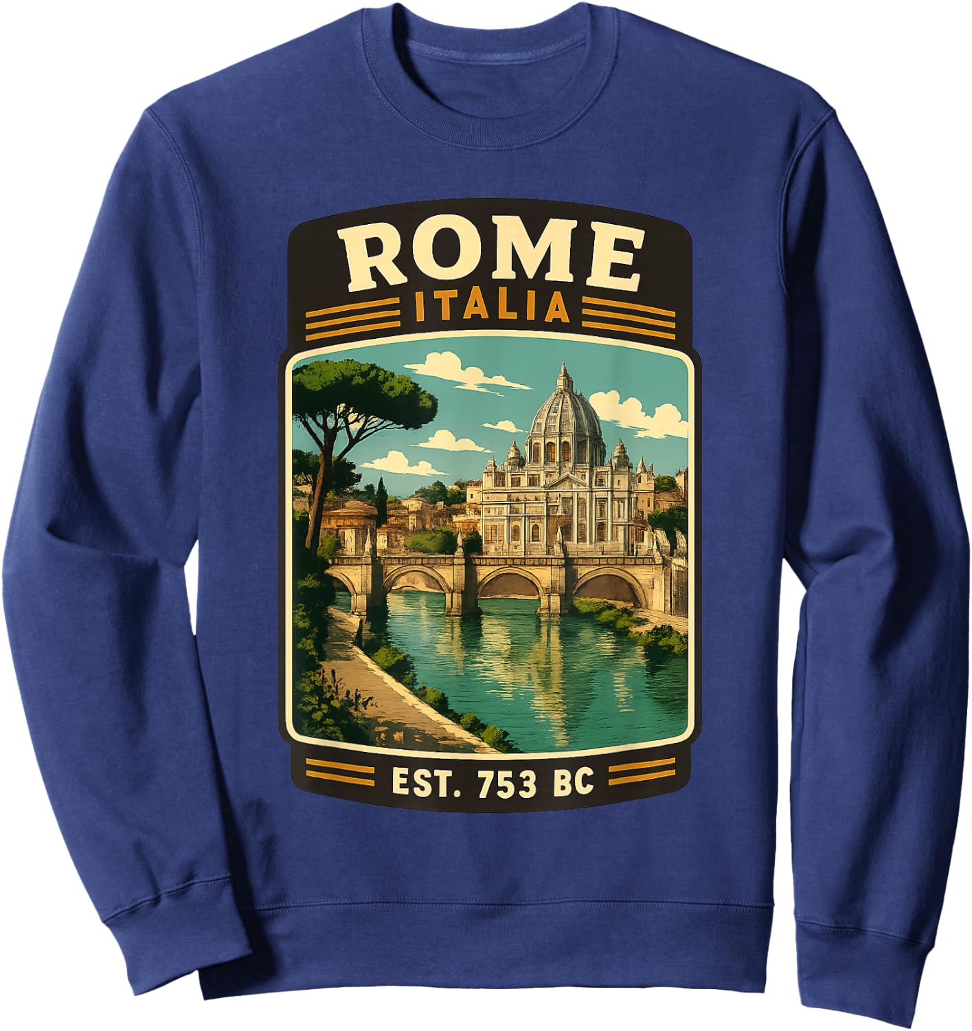 T-Shirt Sweatshirt - Sweatshirt | Navy