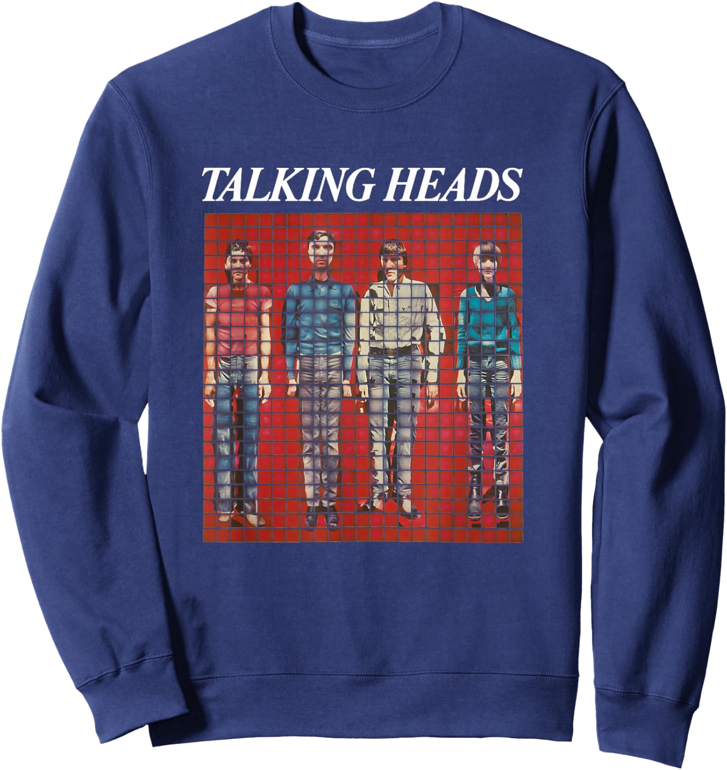 Talking Heads Pixel Portrait Sweatshirt - Sweatshirt | Navy