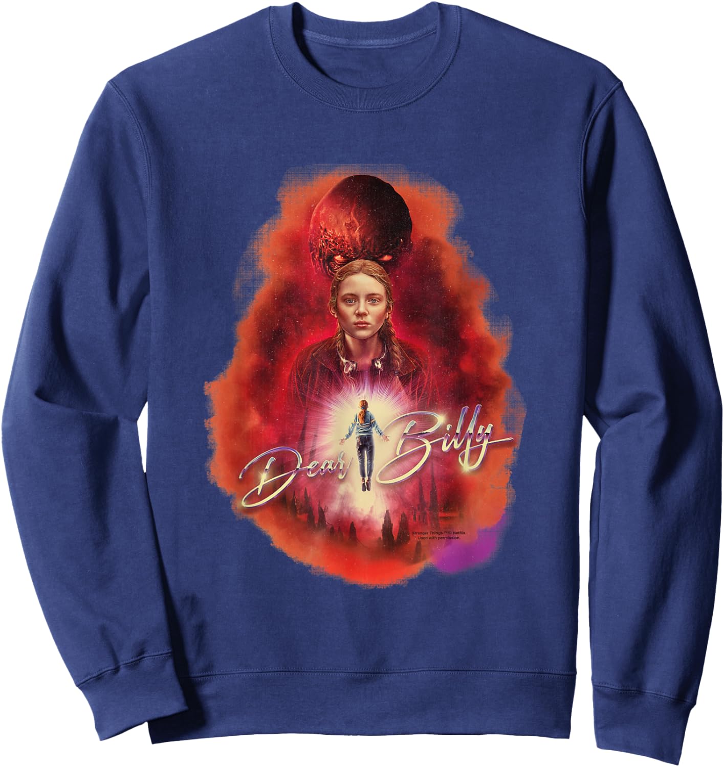 Stranger Things Max Hayfield Lieber Billy , black Sweatshirt - Sweatshirt | Navy