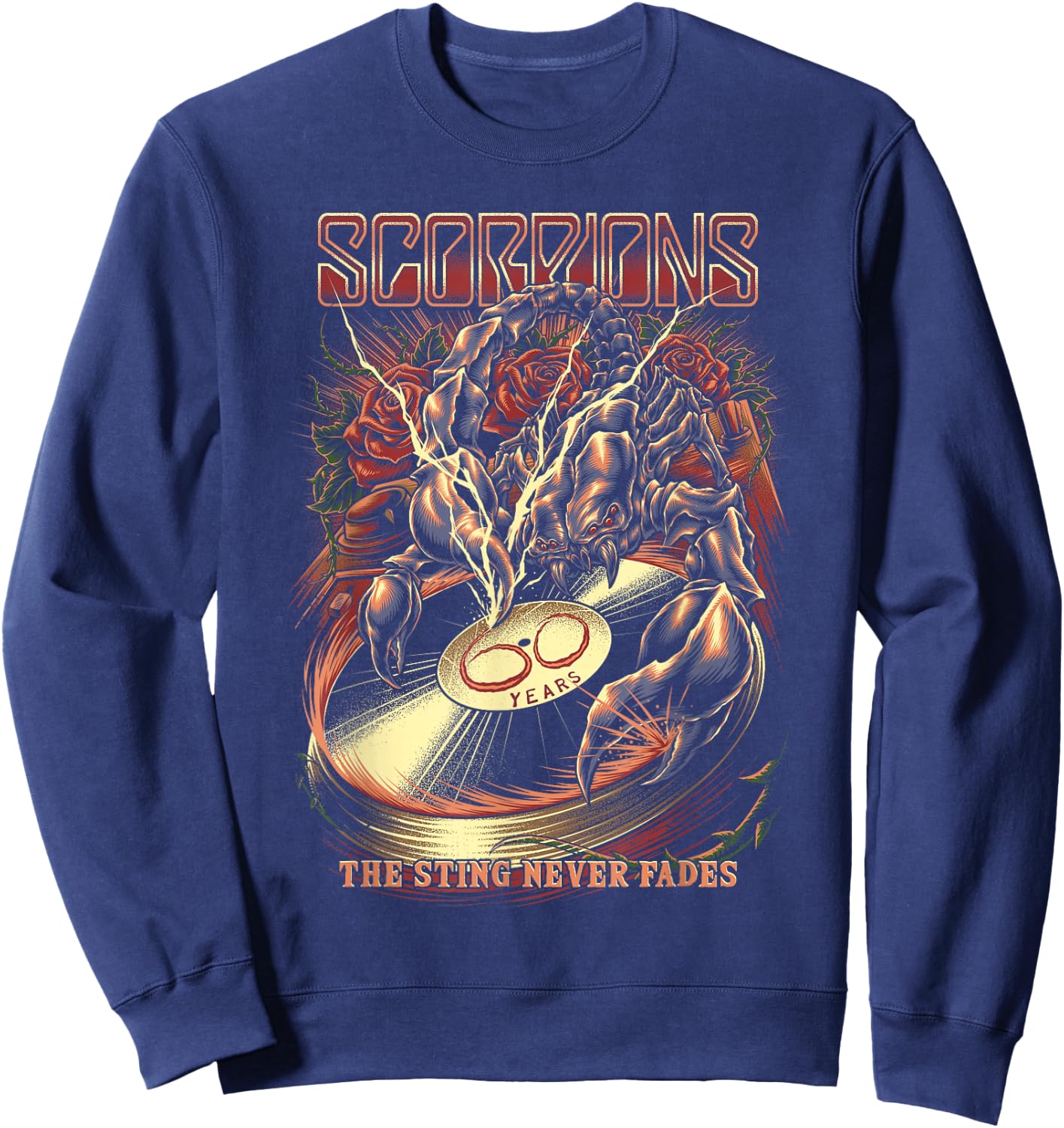 The Sting Never Fades Official Merch Sweatshirt - Sweatshirt | Navy