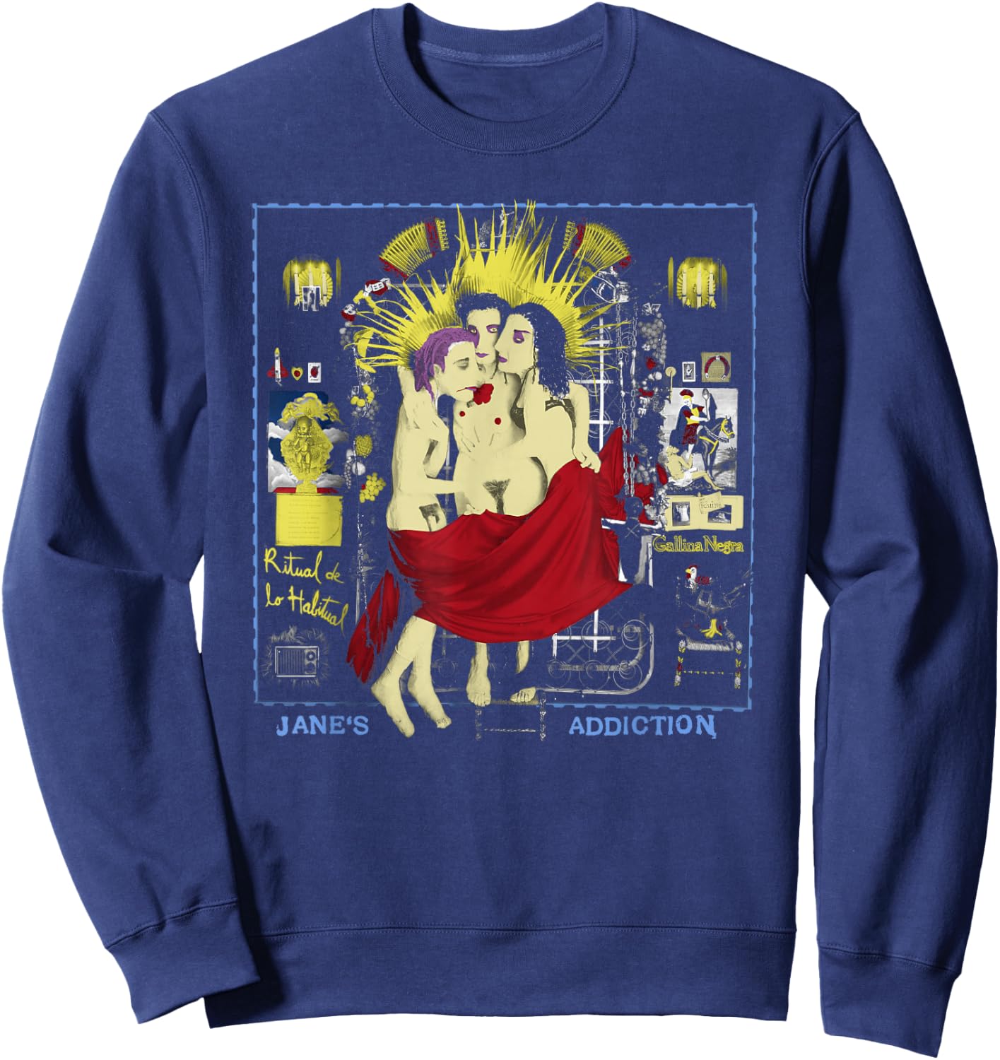 Jane’s Addiction Habitual Sweatshirt - Sweatshirt | Navy