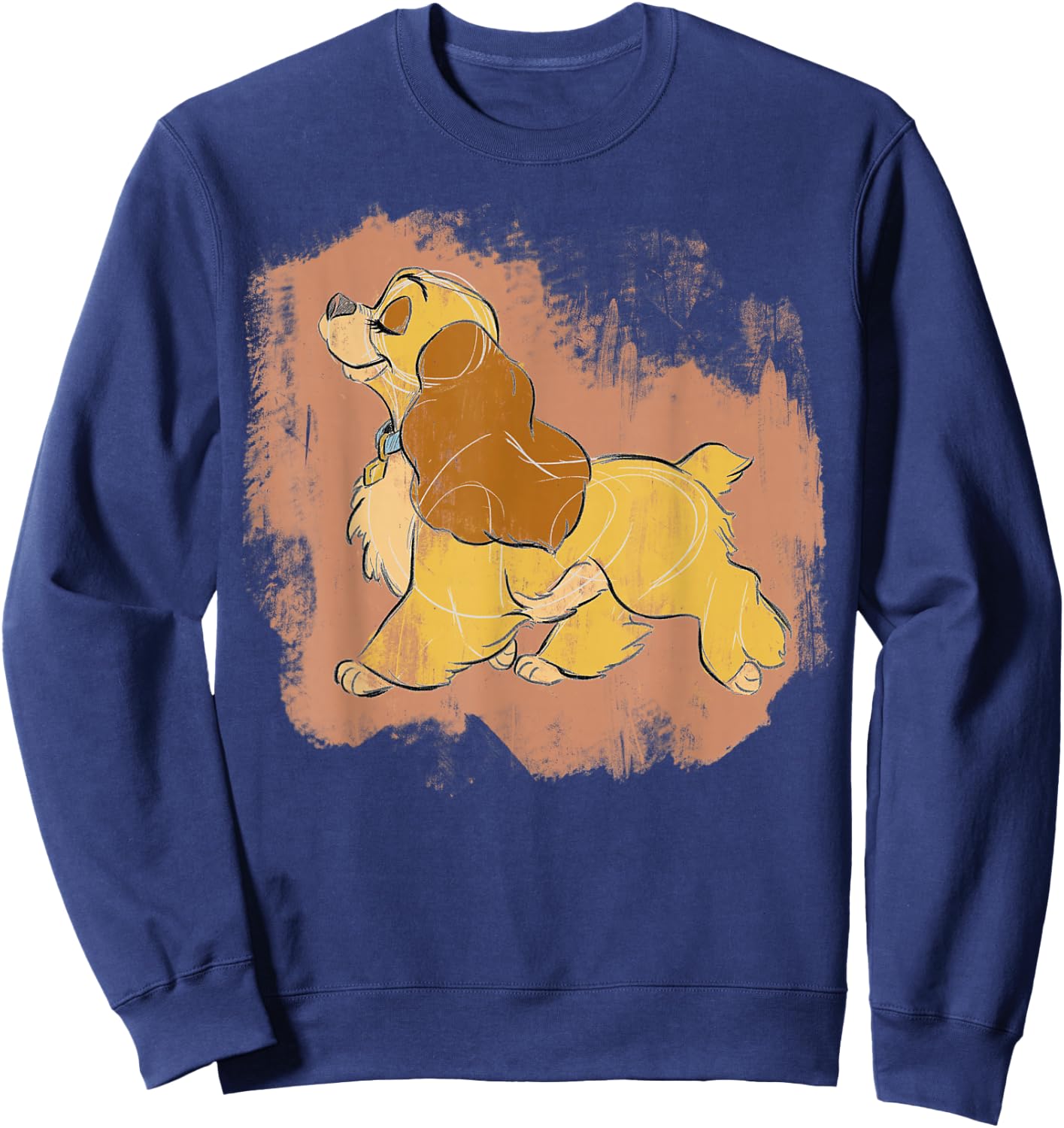 Disney Lady and The Tramp Lady Strut Sketch Sweatshirt - Sweatshirt | Navy