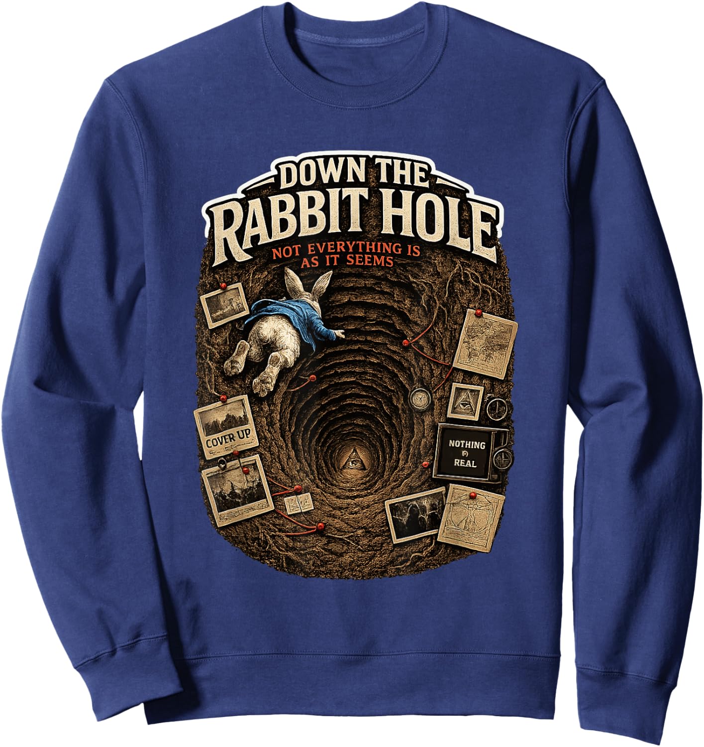 Conspiracies Sweatshirt - Sweatshirt | Navy
