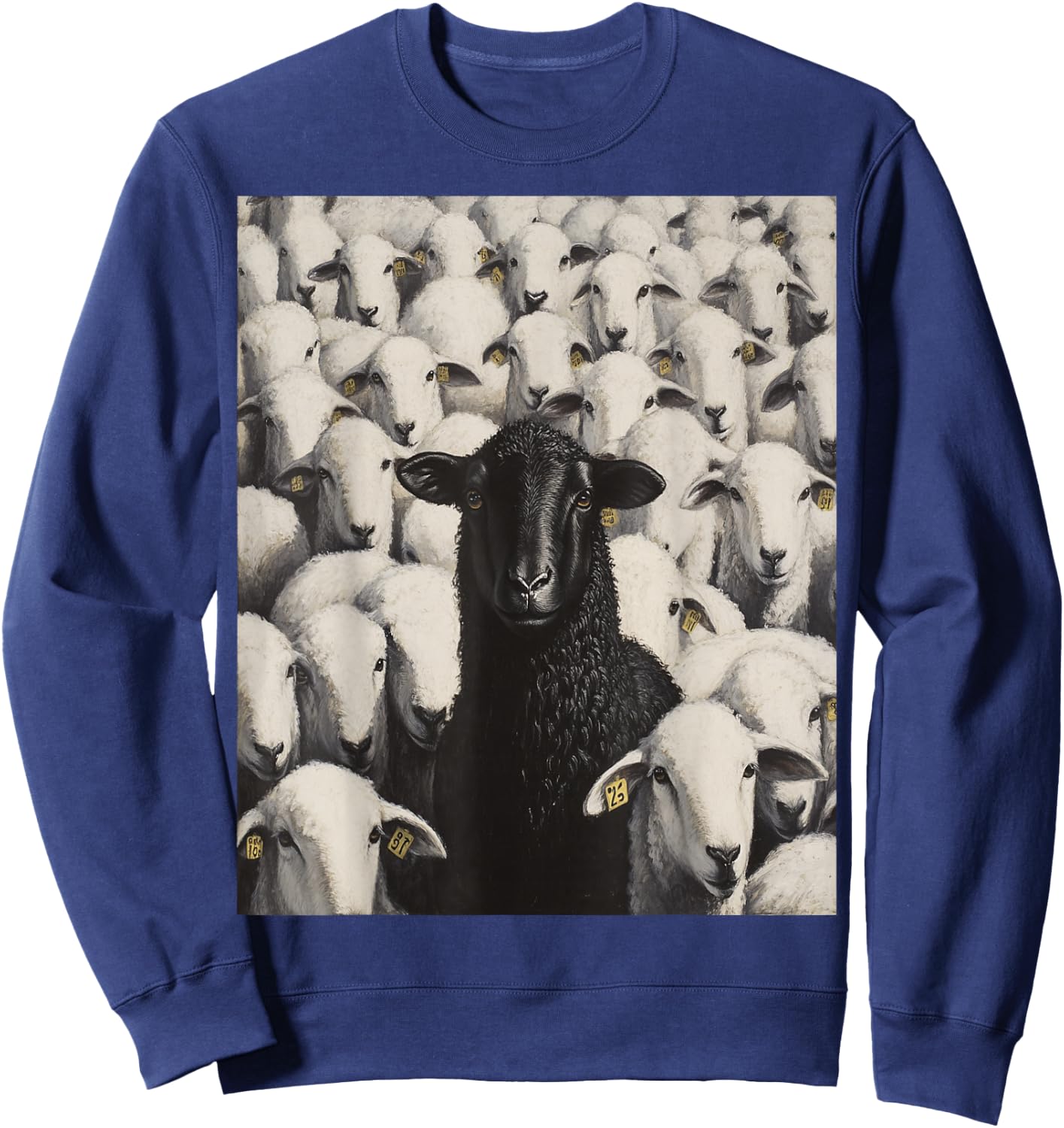 White Sheep Black Sweatshirt - Sweatshirt | Navy