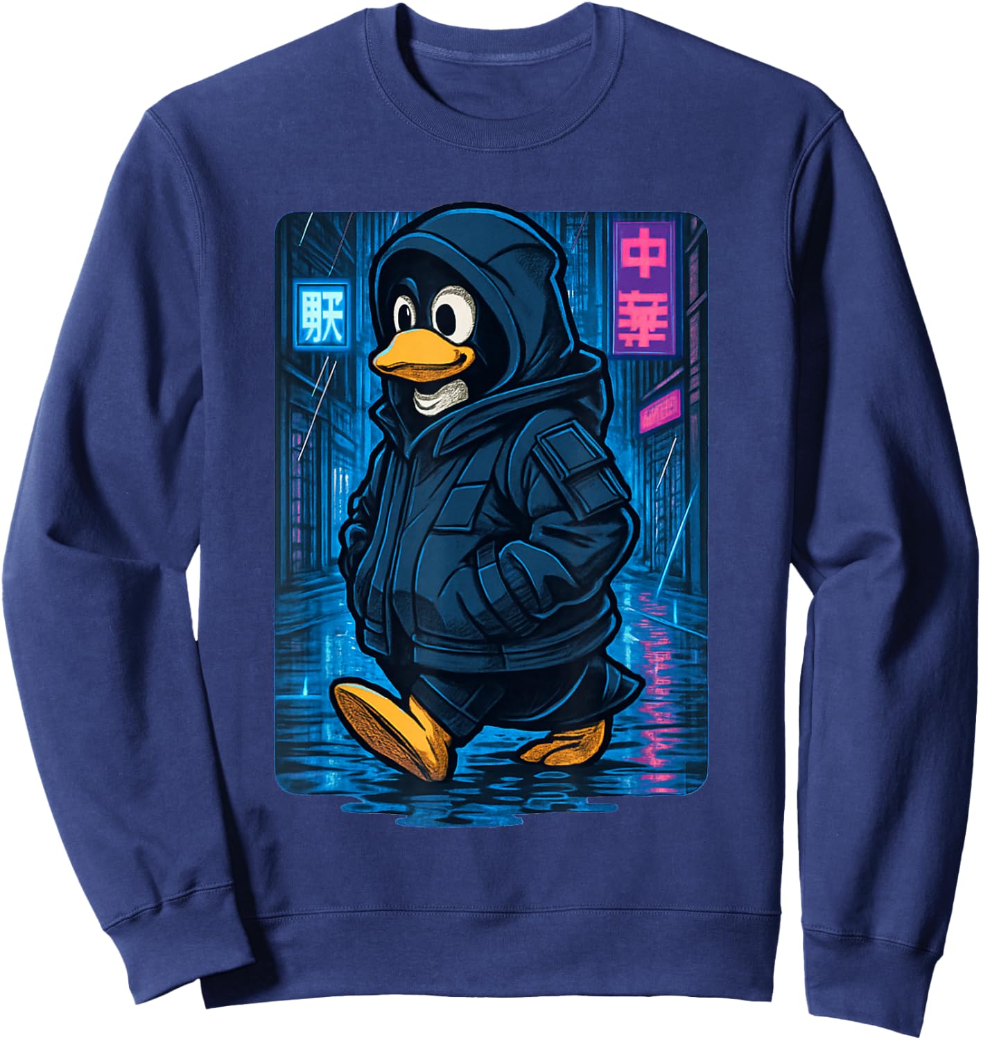 Linux Penguin Tux for Software Developers Sweatshirt - Sweatshirt | Navy