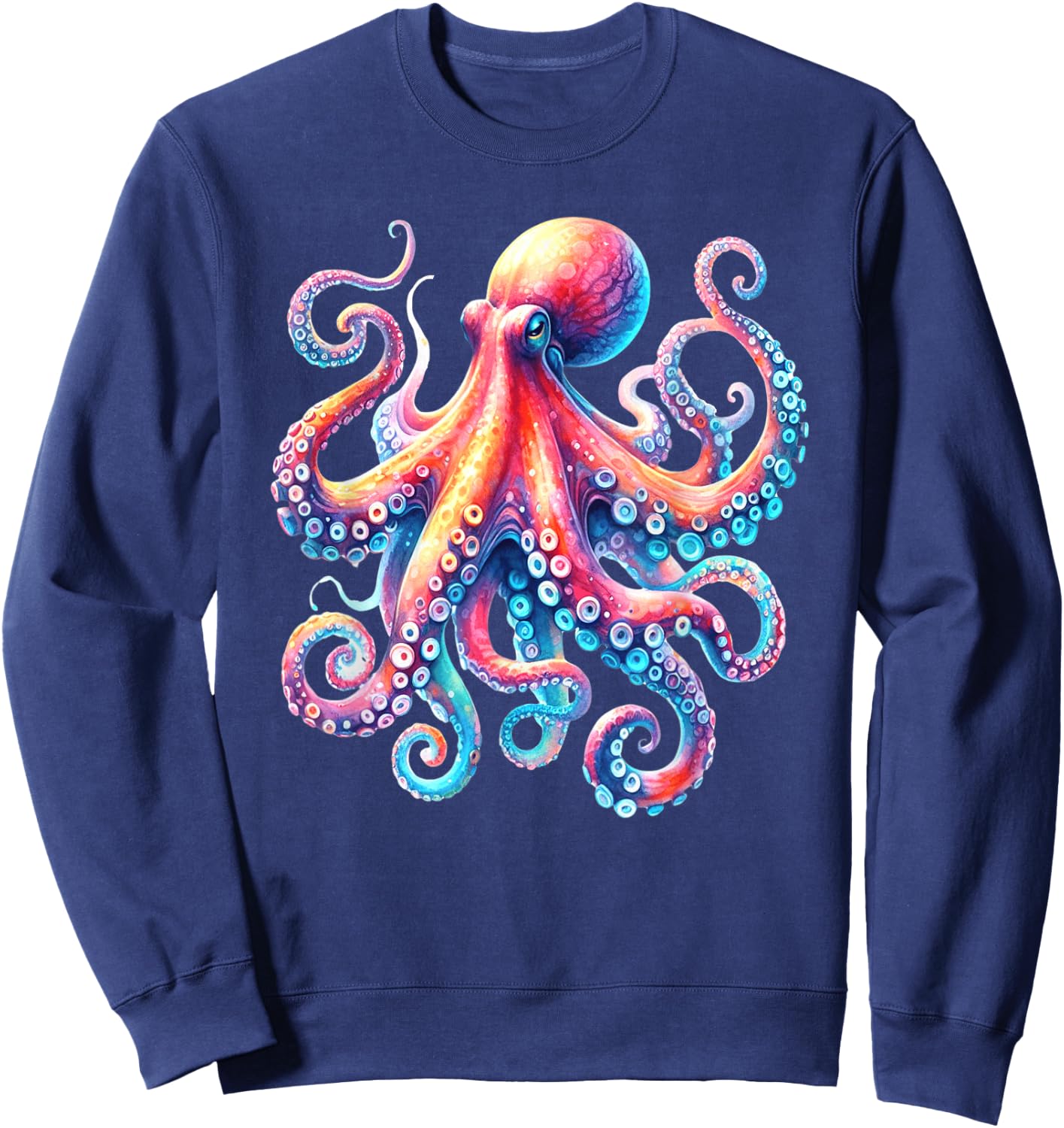Octopus Sweatshirt - Sweatshirt | Navy
