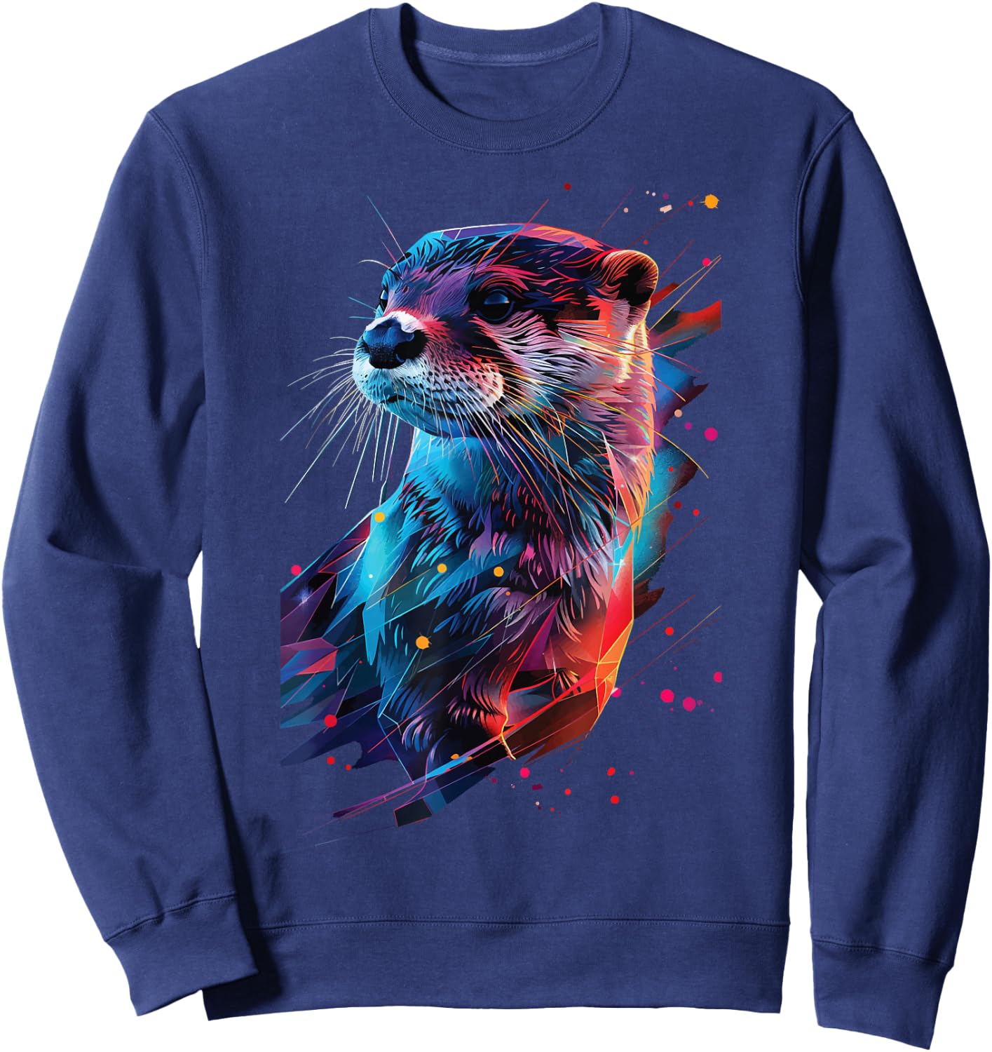 Otter , black Sweatshirt - Sweatshirt | Navy