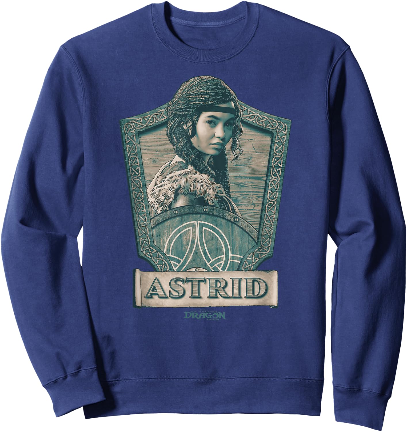 DreamWorks Dragons Astrid Viking Crest Sweatshirt - Sweatshirt | Navy