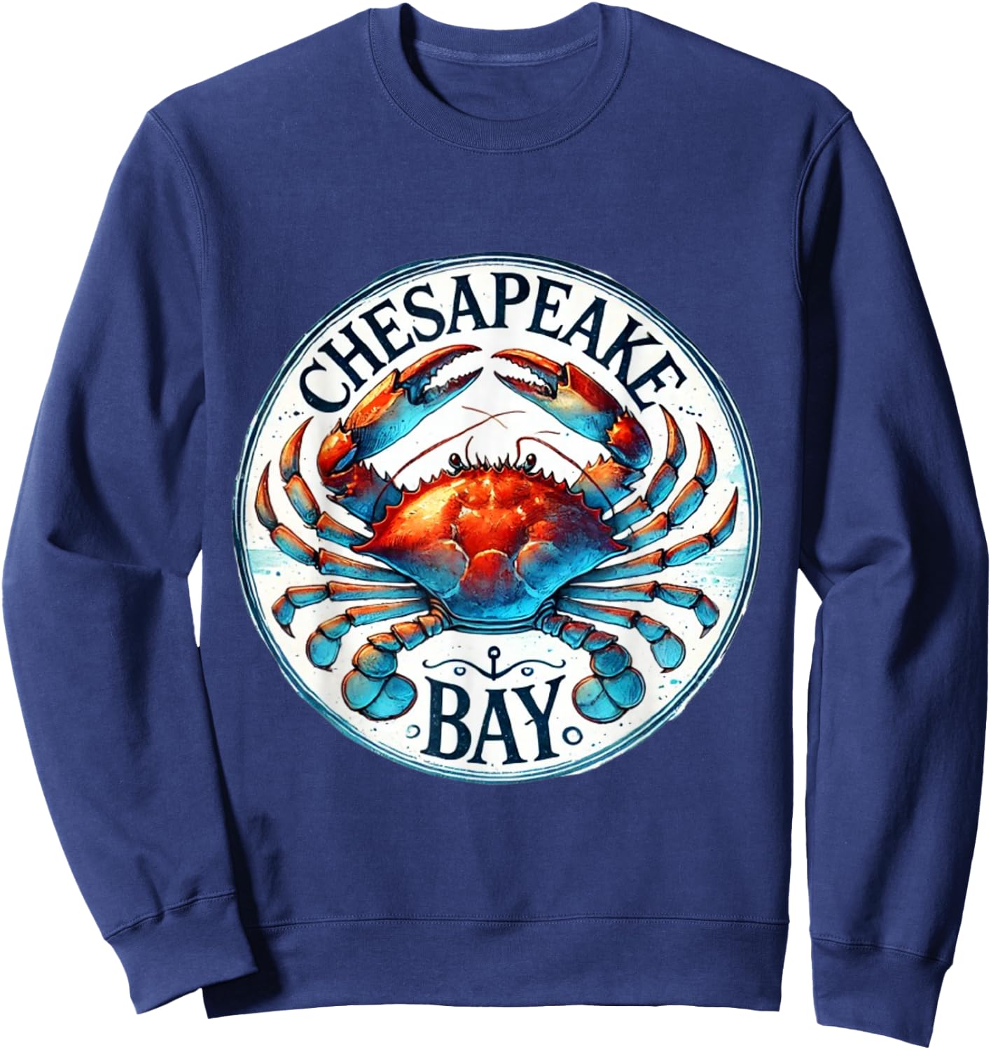 Chesapeake Bay Crab Sweatshirt - Sweatshirt | Navy