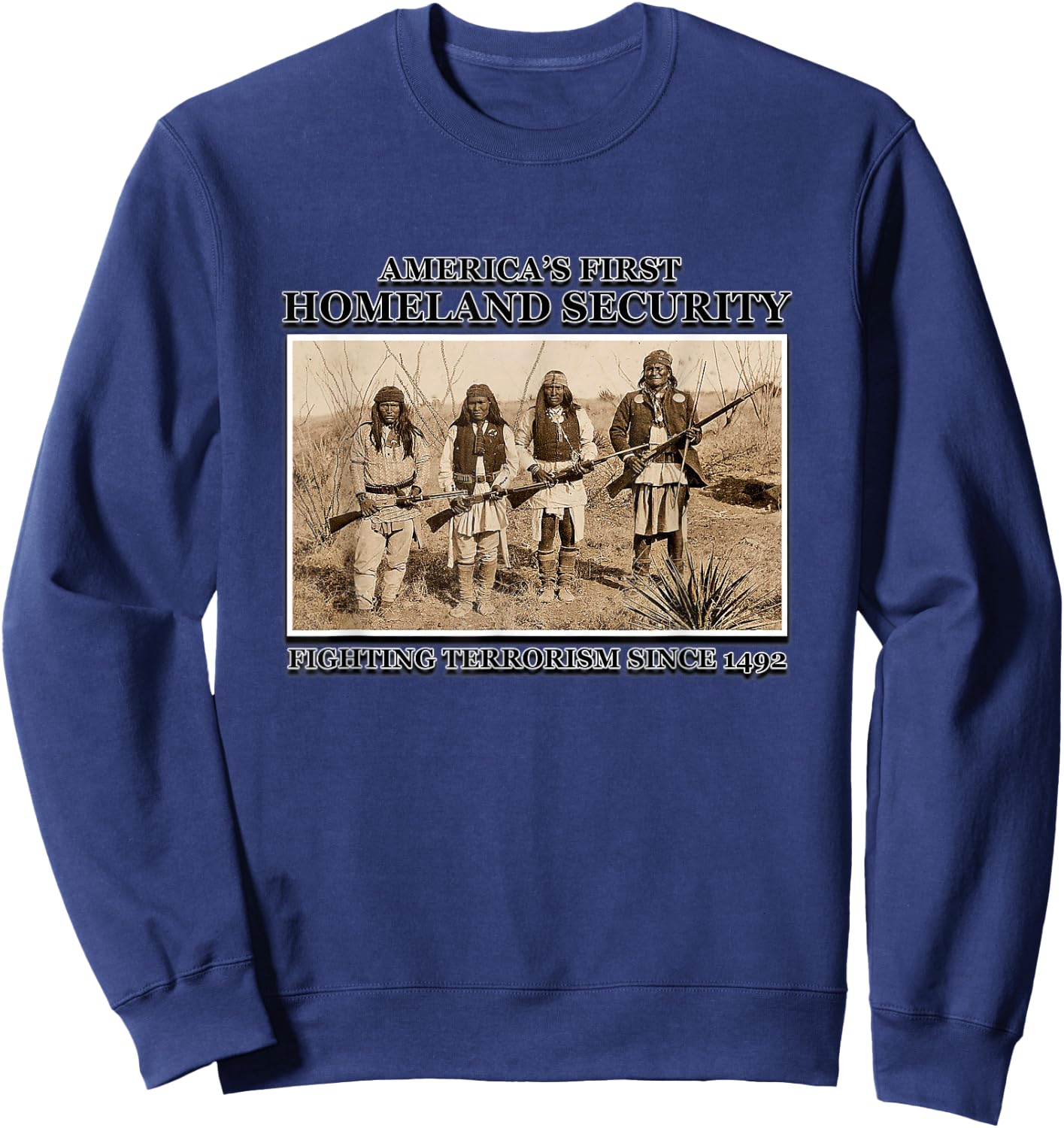 America's First Homeland Security Sweatshirt - Sweatshirt | Navy
