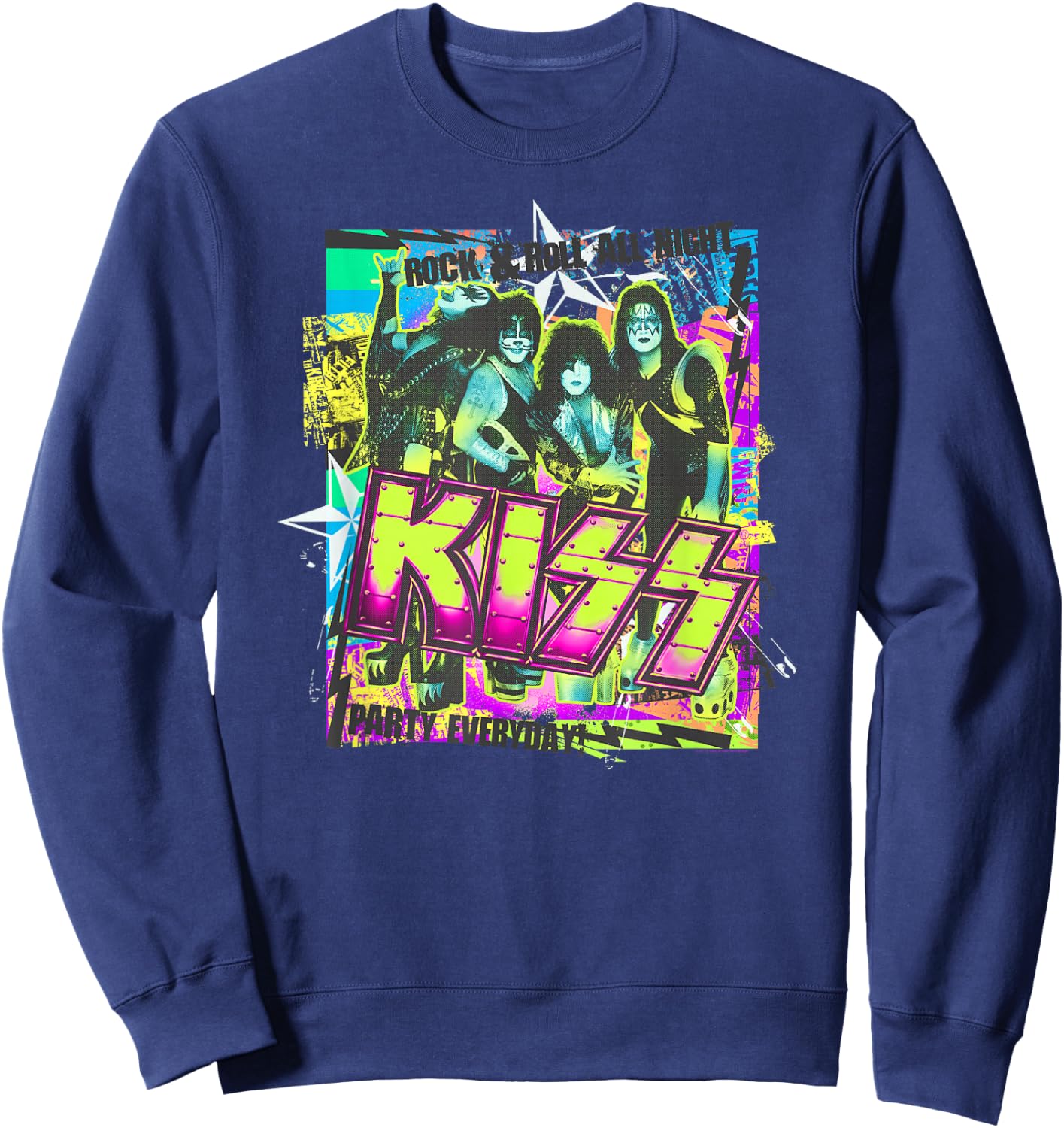 KISS - Everyday Party Sweatshirt - Sweatshirt | Navy