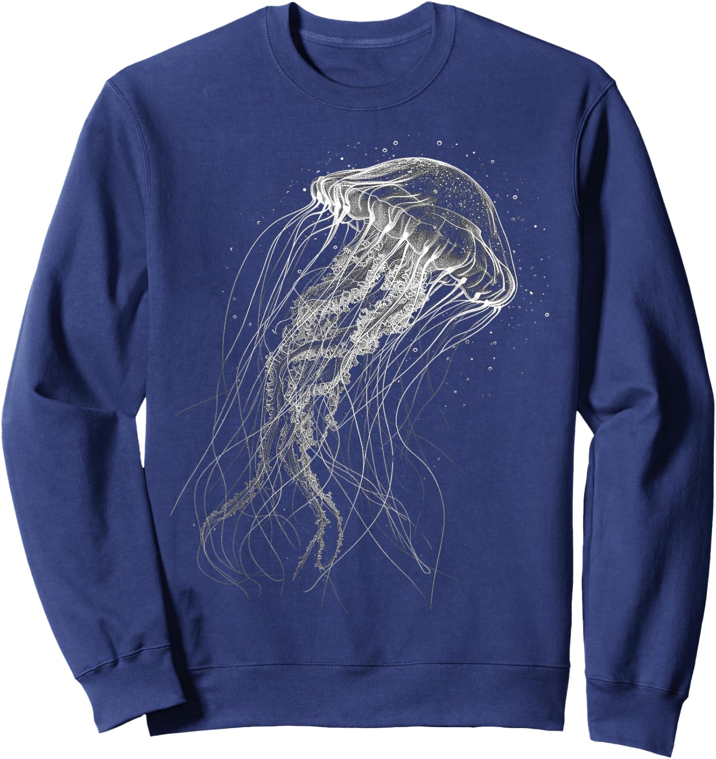 Jellyfish Animal Illustration Jellyfish , black Sweatshirt - Sweatshirt | Navy