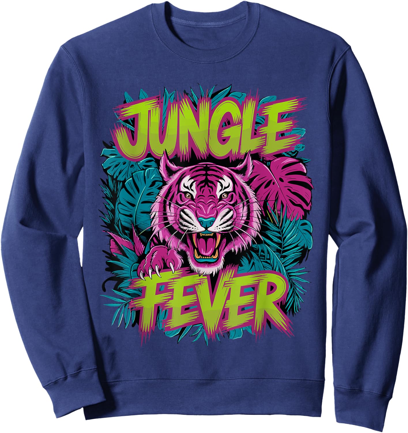 Jungle Fever Tiger for a Tiger lovers Sweatshirt - Sweatshirt | Navy
