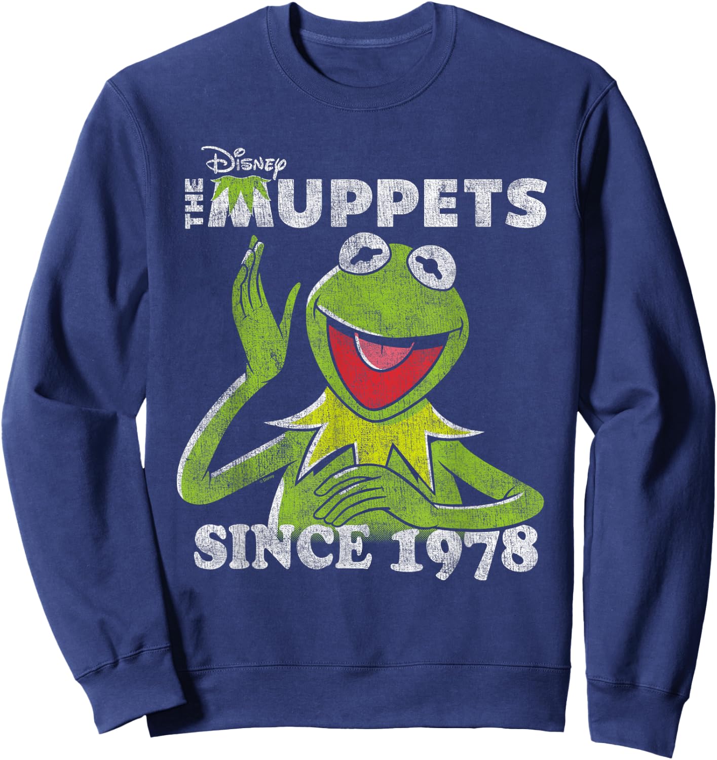 The Muppets Kermit Since 1978 Sweatshirt - Sweatshirt | Navy