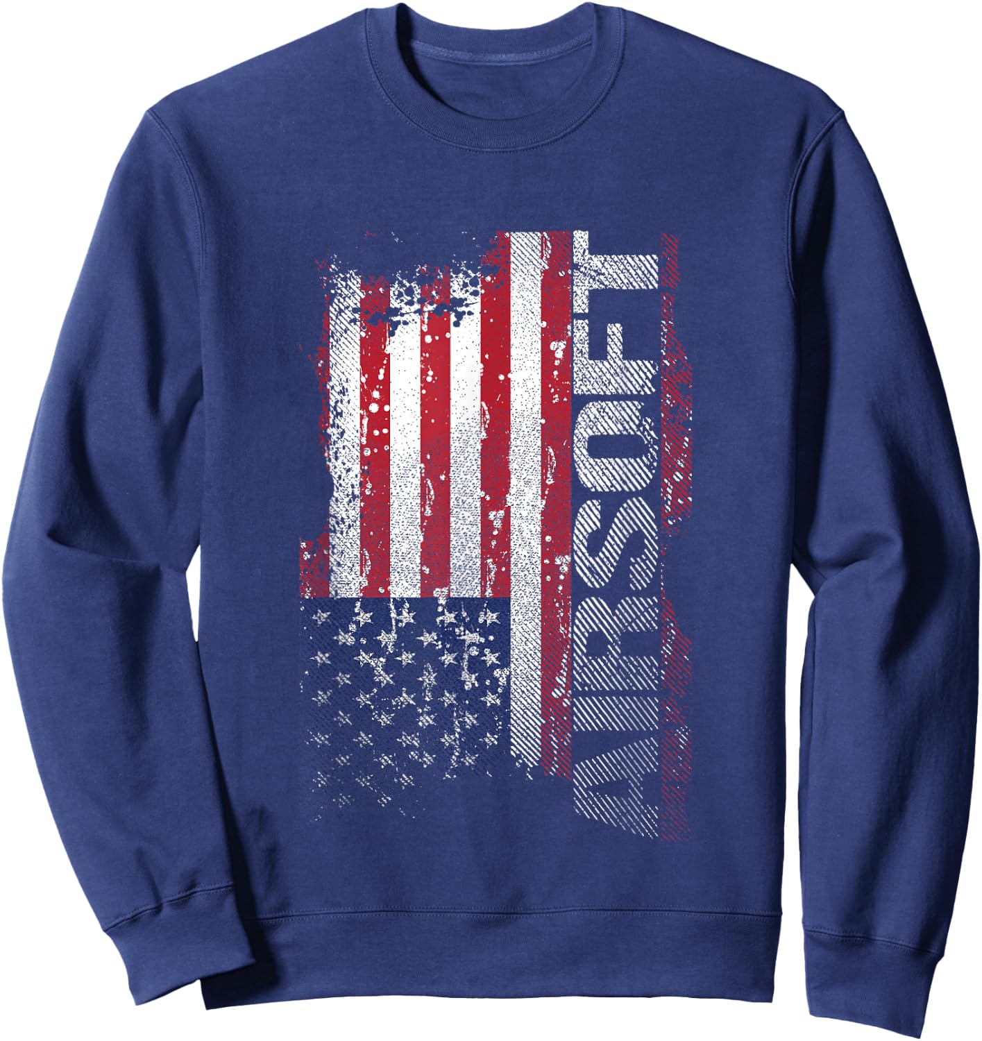 USA Flag Airsoft Shooting Sports Game Gift Sweatshirt - Sweatshirt | Navy