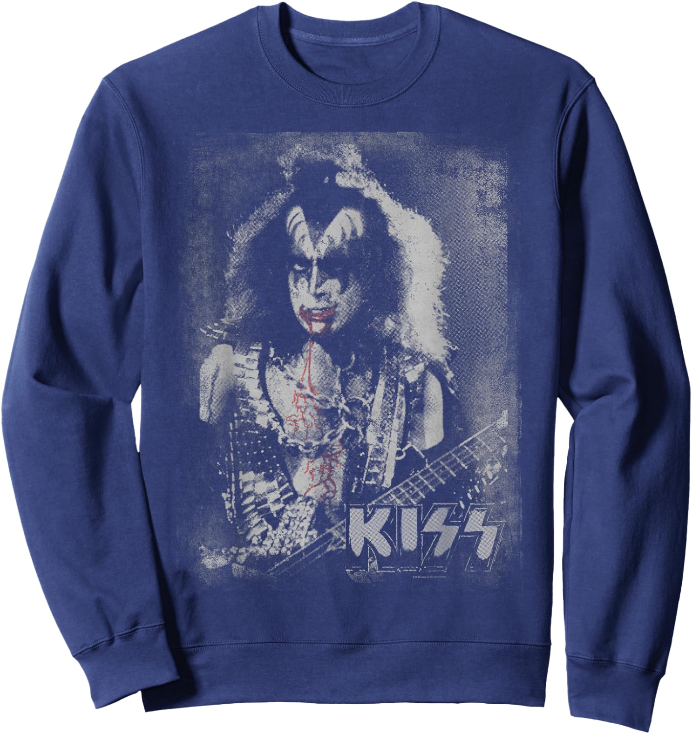 KISS - Demon Blood Sweatshirt - Sweatshirt | Navy