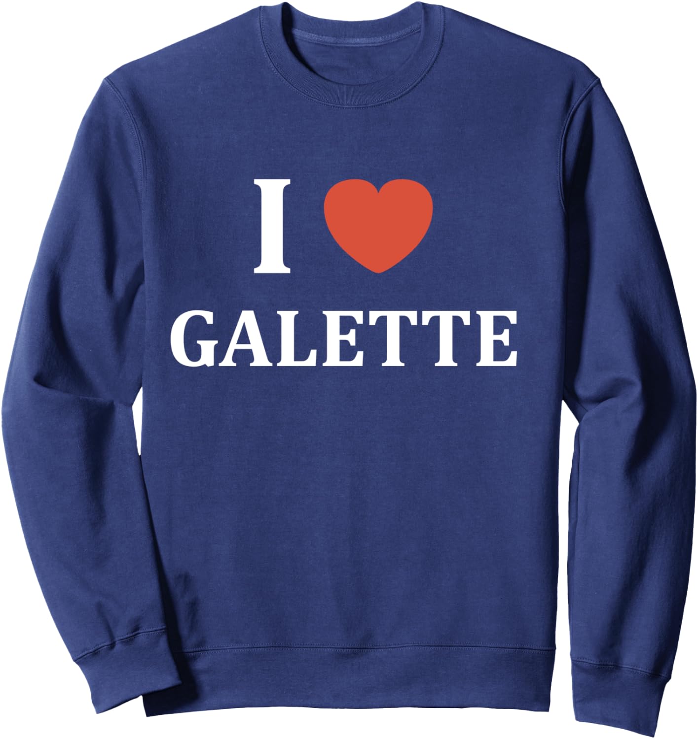Food Cake Cake Love i Love Long Handle Sweatshirt - Sweatshirt | Navy