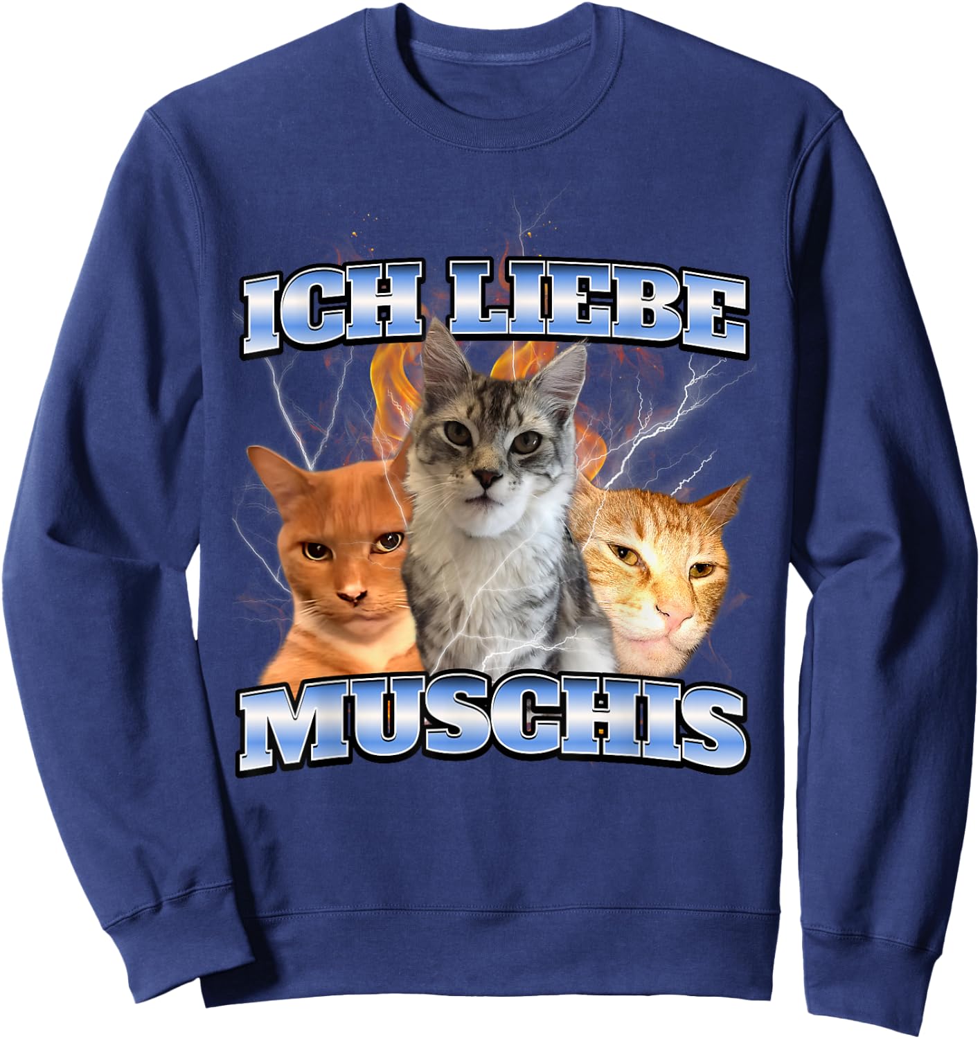 Ich liebe Muschis Sweatshirt - Sweatshirt | Navy