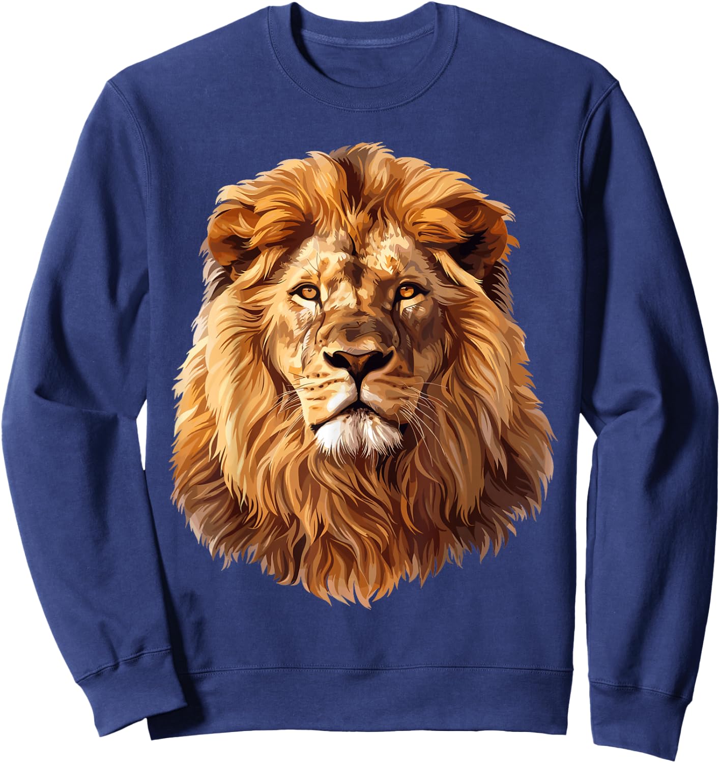 Lion , black Sweatshirt - Sweatshirt | Navy