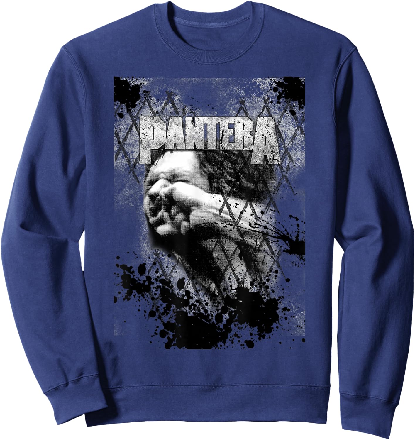 Pantera Offizielle Vulgär - Klassisch, Schwarz, , Kurzarm, S Sweatshirt - Sweatshirt | Navy
