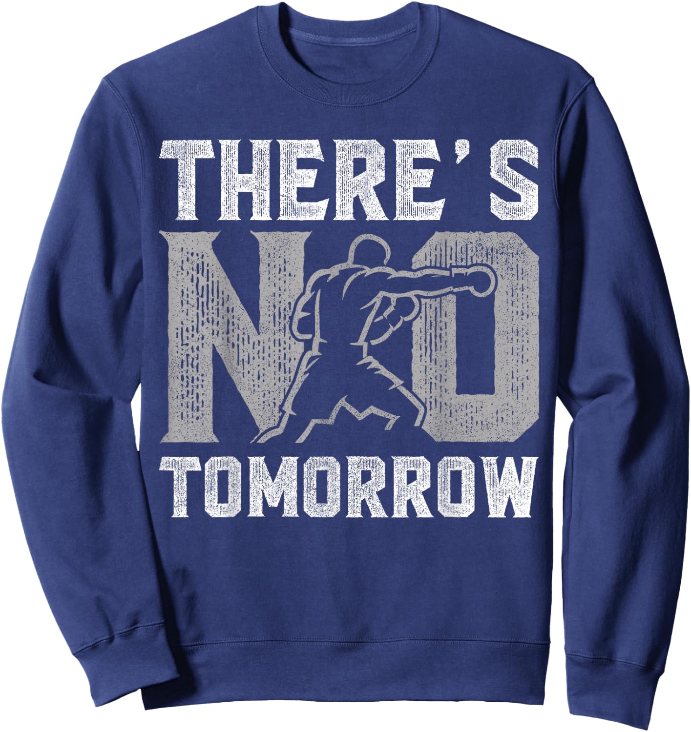 There is no tomorrow, Boxer Man Sweatshirt - Sweatshirt | Navy