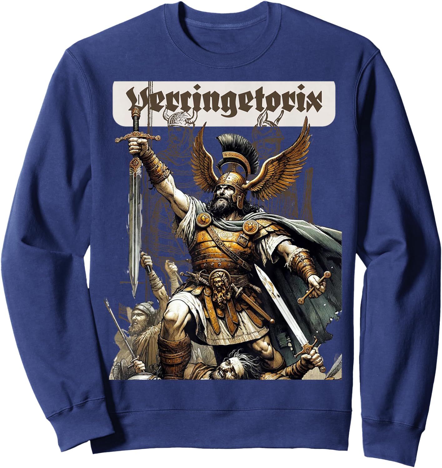 Vercingetorix , Black, S Sweatshirt - Sweatshirt | Navy
