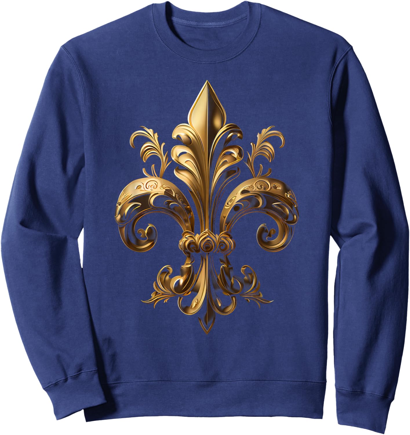 Fleur de Lis Sweatshirt - Sweatshirt | Navy