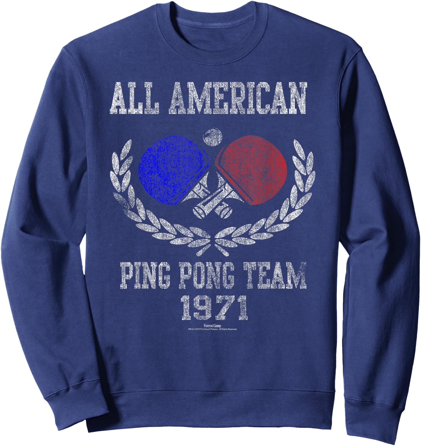 Forrest Gump Ping Pong Sweatshirt - Sweatshirt | Navy