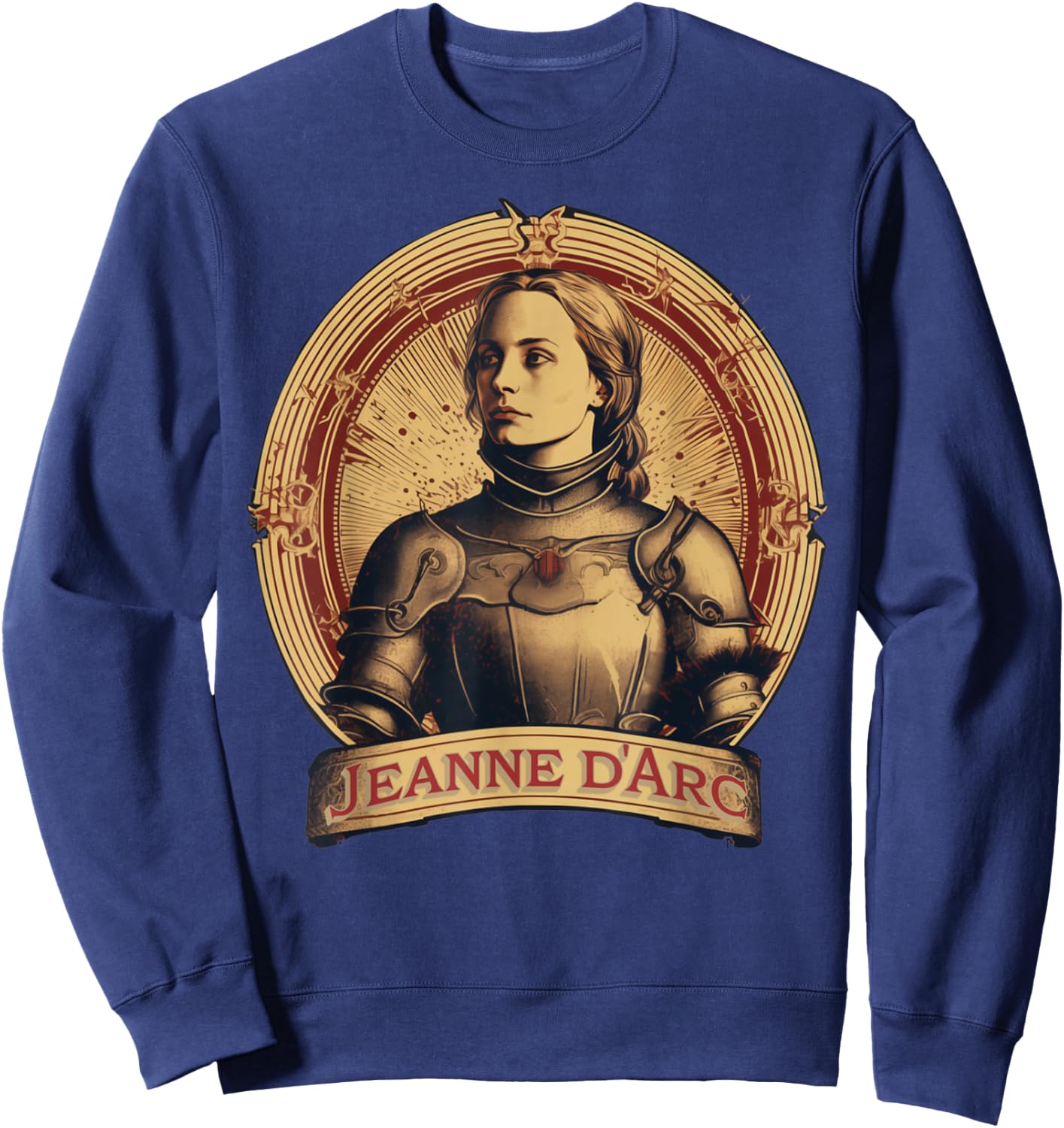 Jeanne d'Arc Jeanne d'Arc Poster Vintage , black Sweatshirt - Sweatshirt | Navy