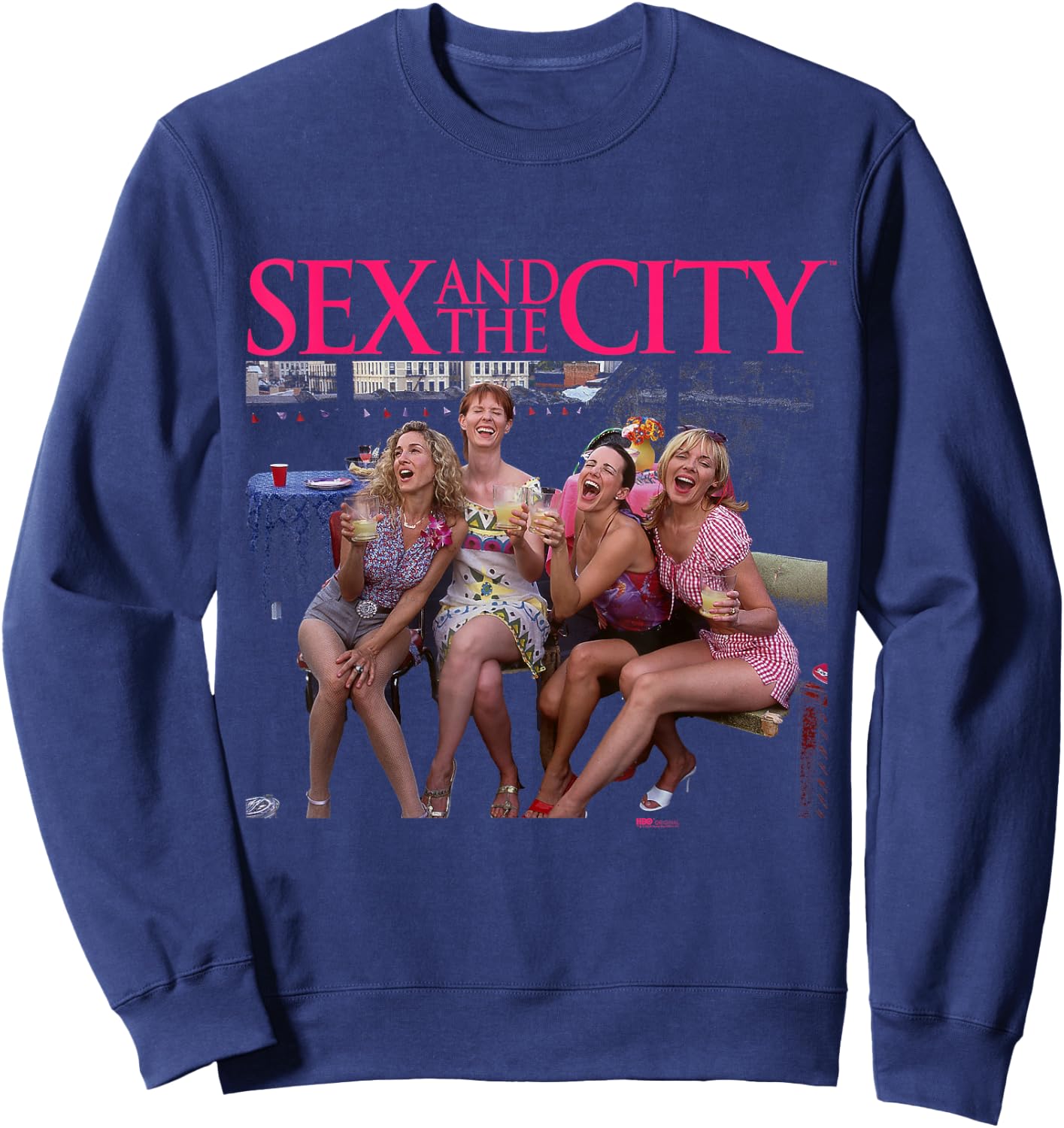 Sex and The City Cast - Officially Licensed Sweatshirt - Sweatshirt | Navy