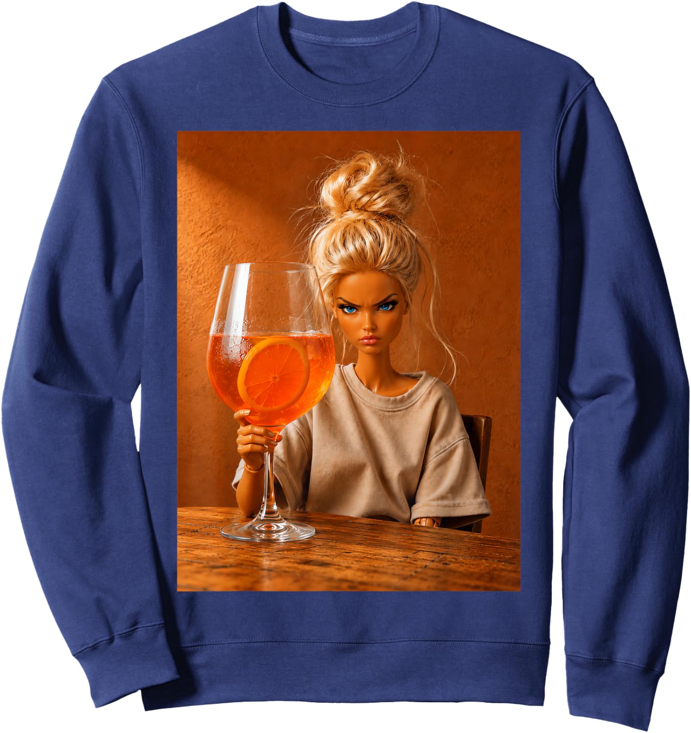 Sommer Fun Spritz Aperitif Sweatshirt - Sweatshirt | Navy