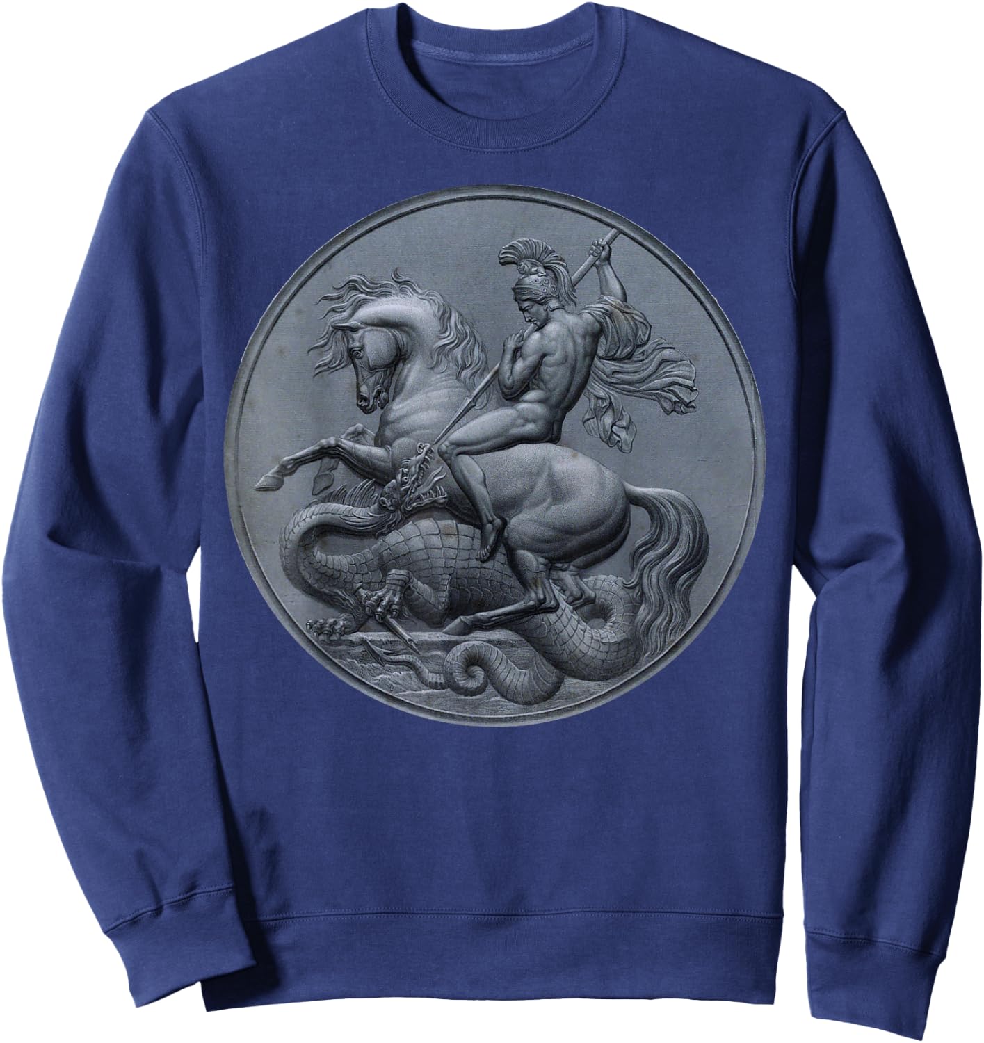 Saint George the Dragon St. George Sweatshirt - Sweatshirt | Navy