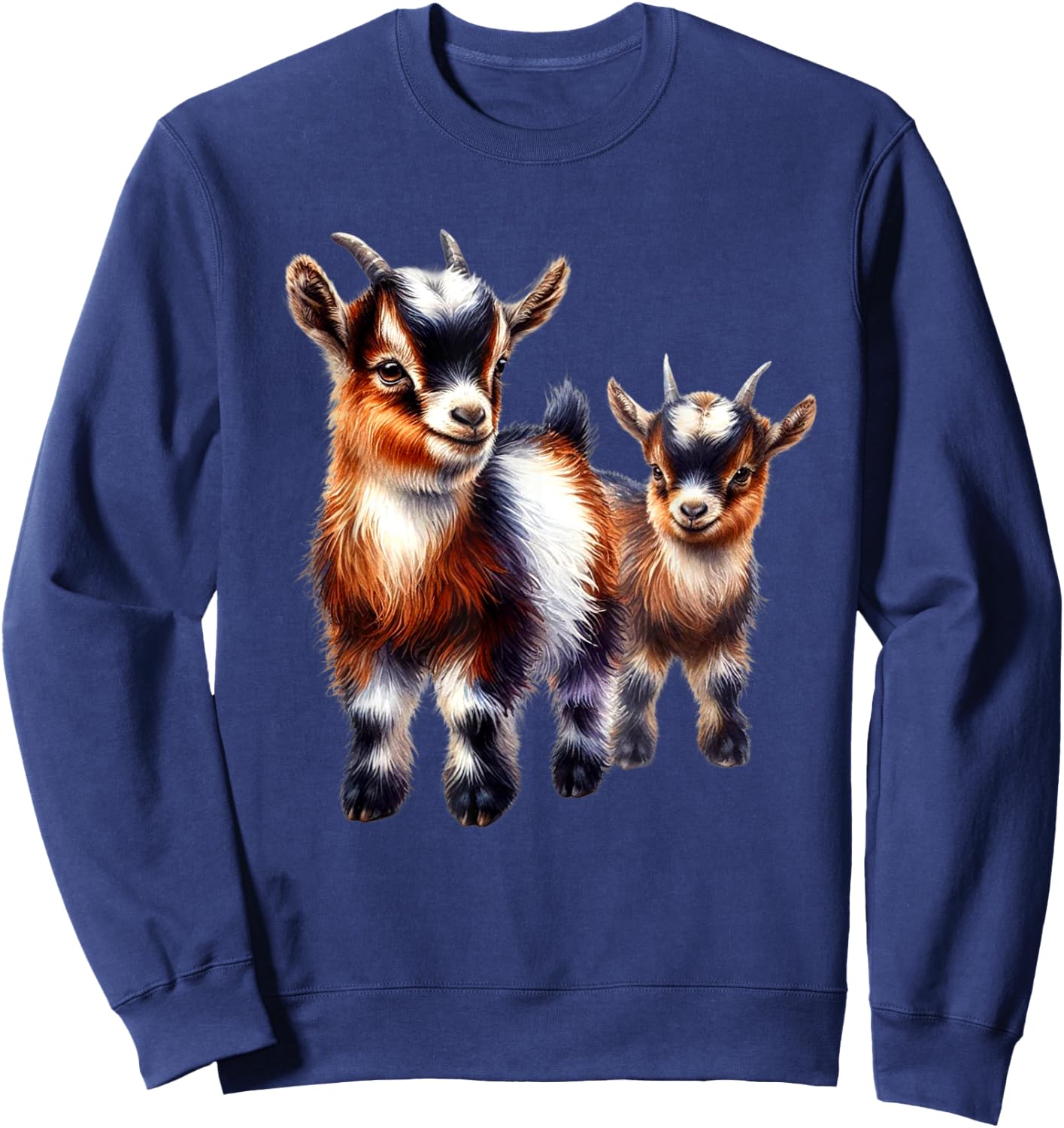 Pygmy Goat Lovers Farm Pygmy Goat Owners Moms Design Sweatshirt - Sweatshirt | Navy