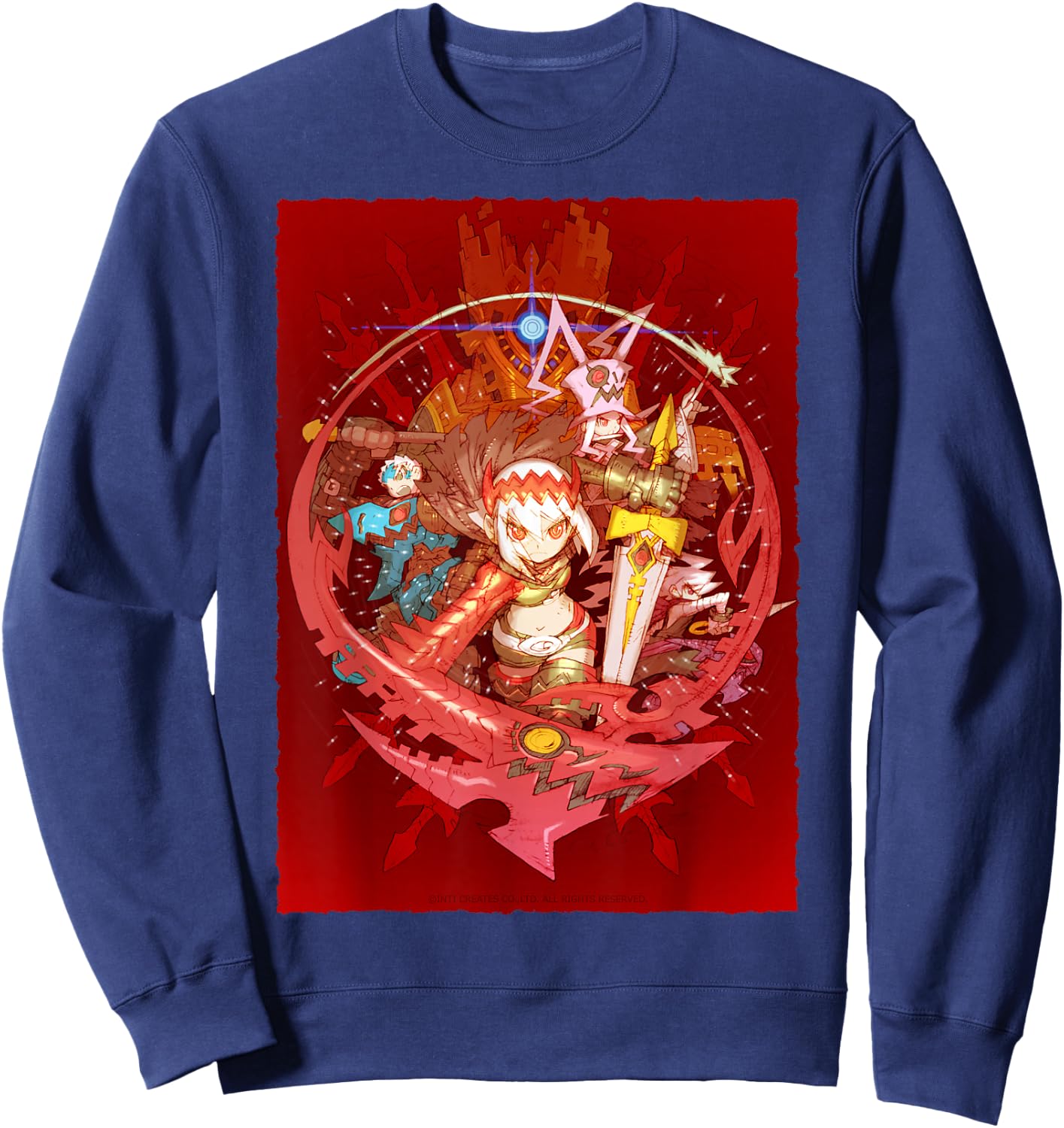 Dragon Marked for Death Package Illustration Sweatshirt - Sweatshirt | Navy