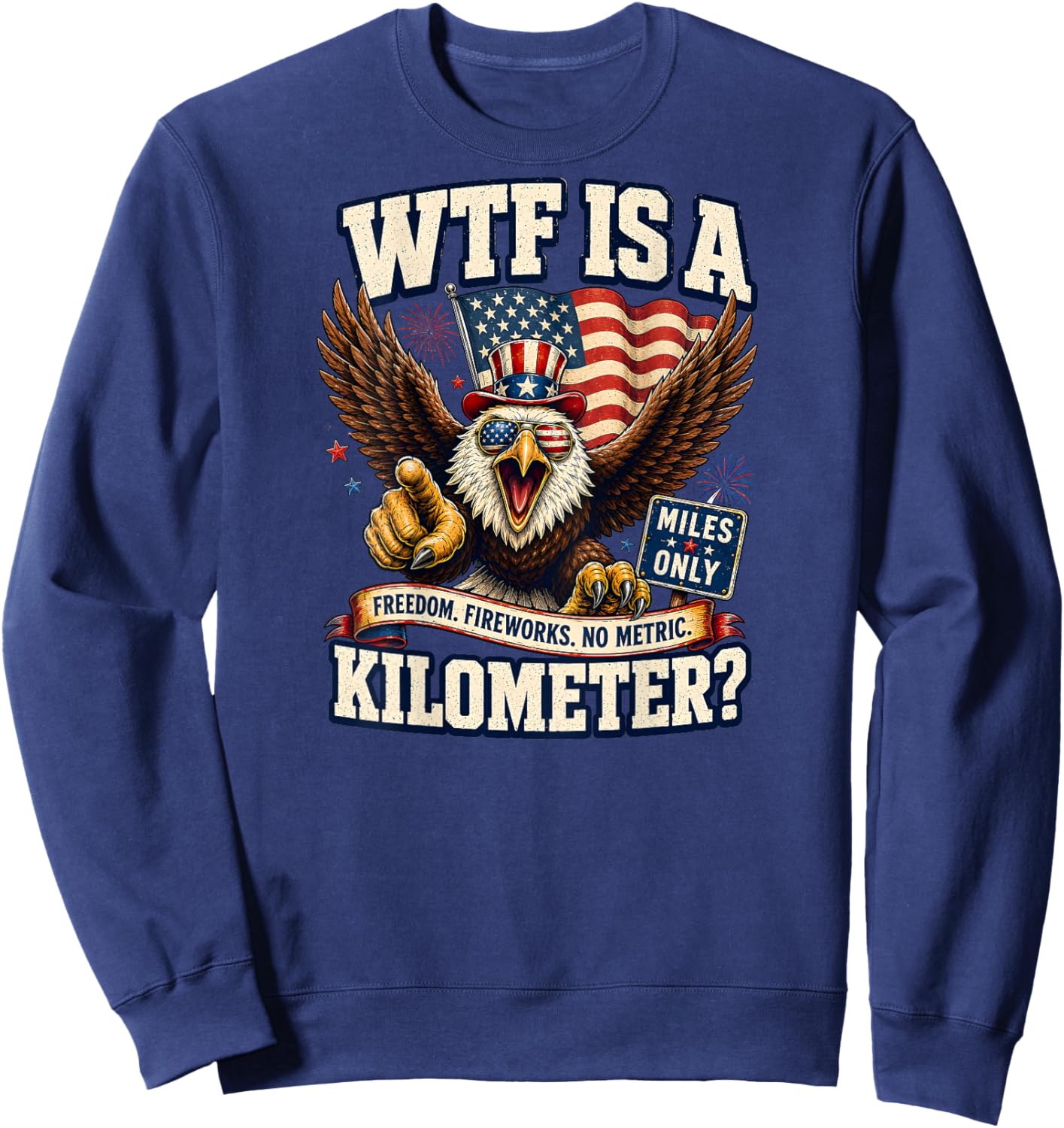 On Back Sweatshirt - Sweatshirt | Navy
