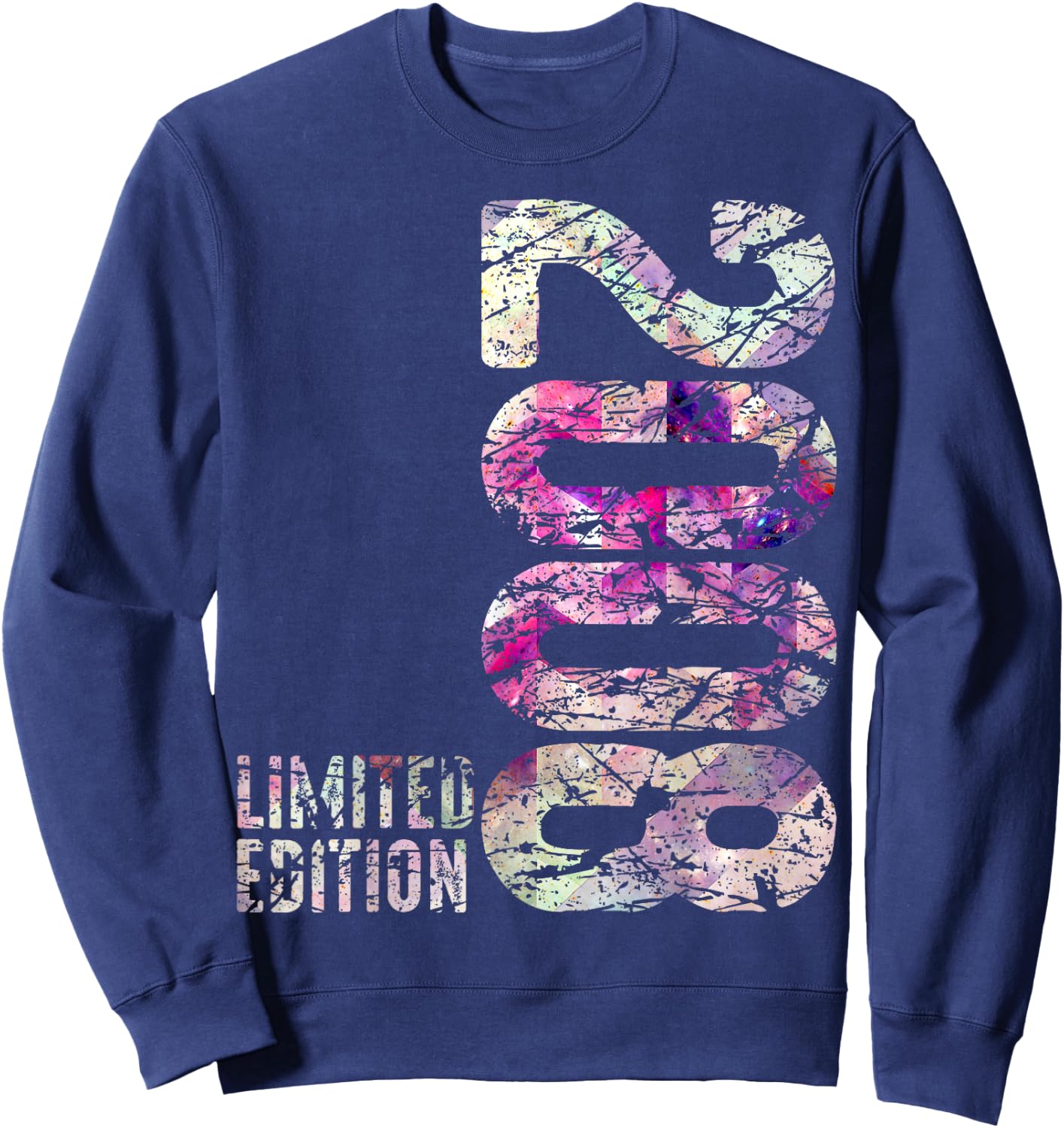 15th Birthday Boy Girl 15 Years 2008 Funny Gift , black Sweatshirt - Sweatshirt | Navy