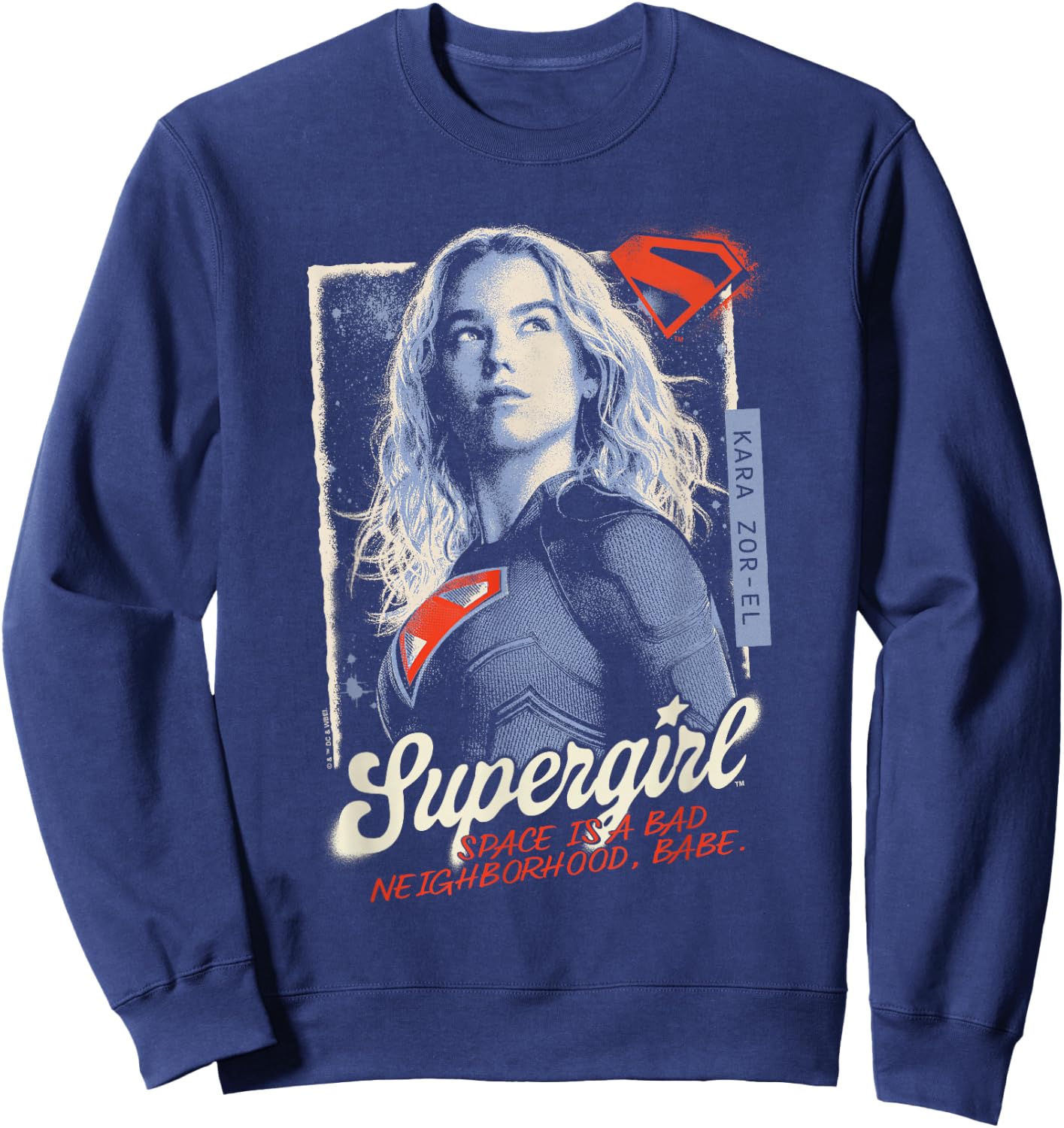 Supergirl 2026 Punk Babe Sweatshirt - Sweatshirt | Navy