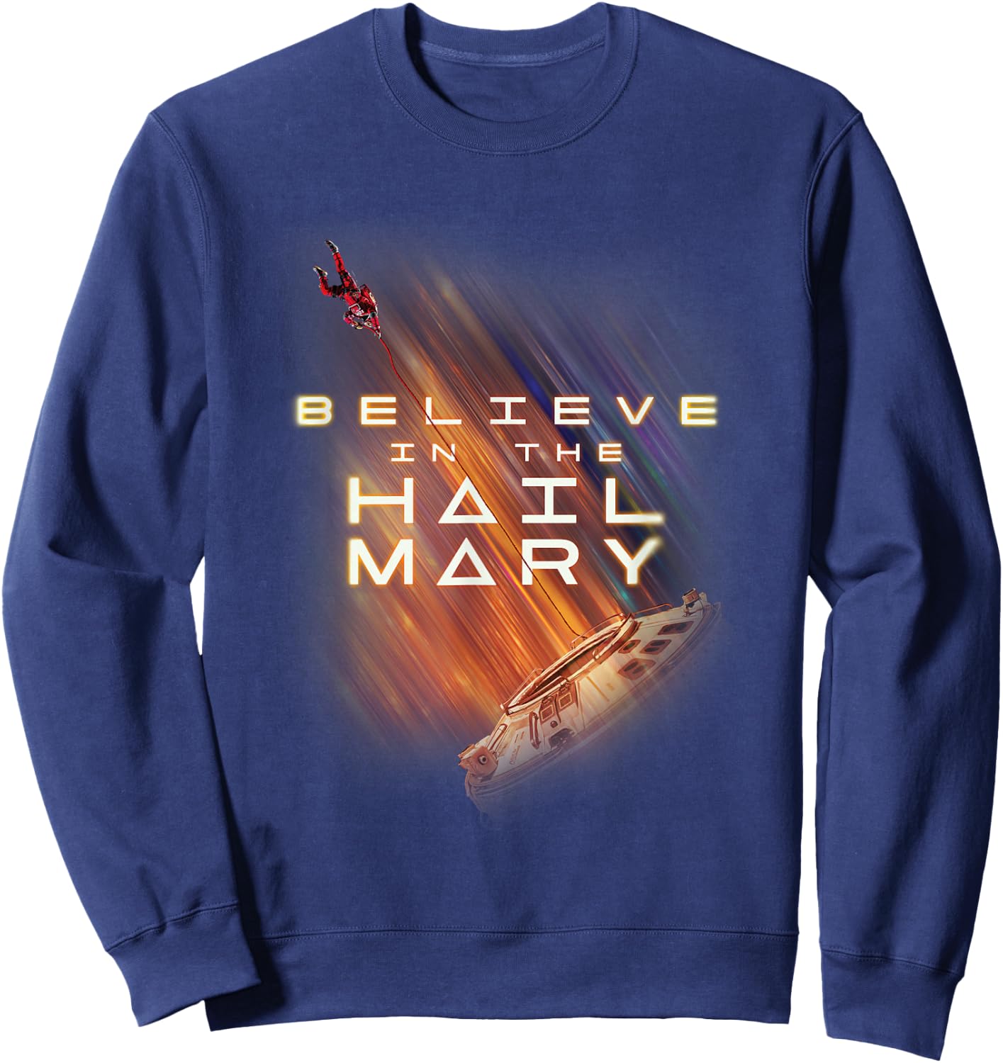 Glaube an das Ave Maria Sweatshirt - Sweatshirt | Navy