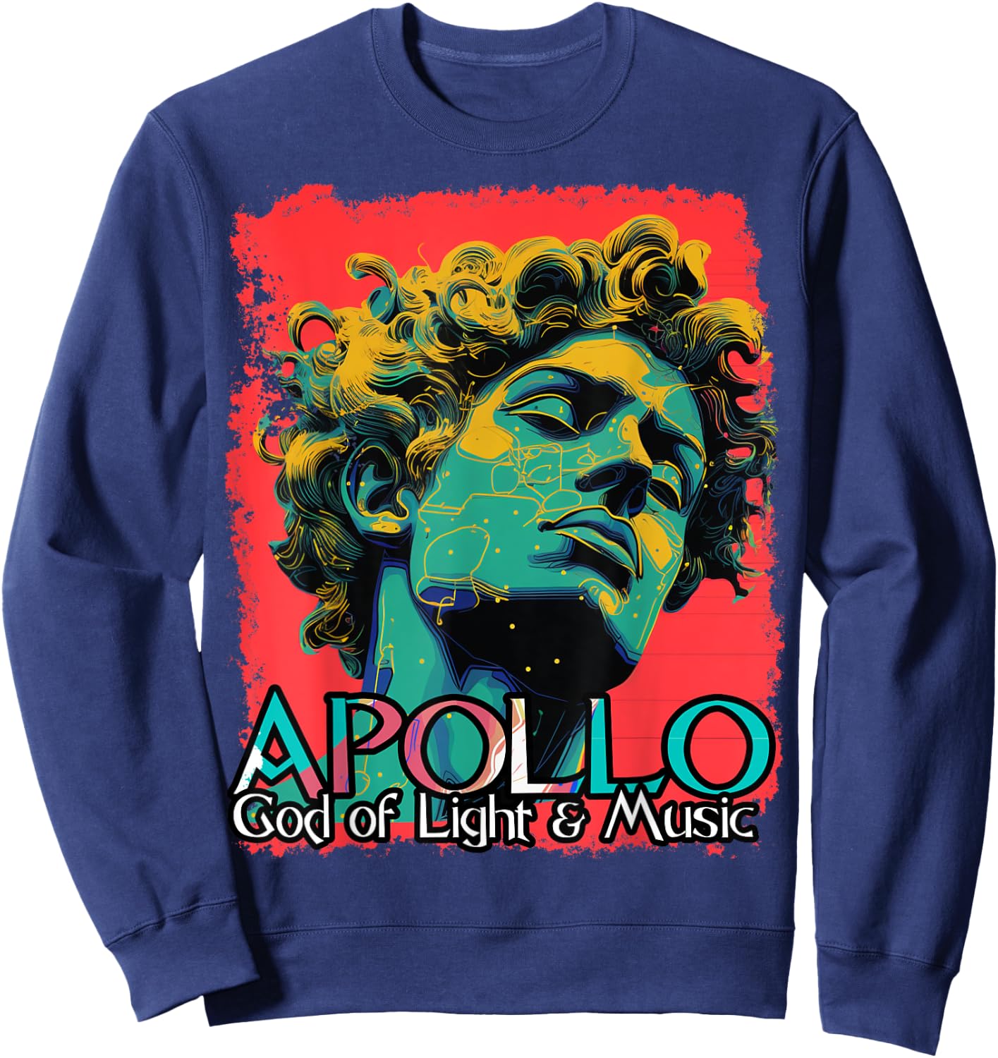 Greek Mythology Greek God Apollo Sweatshirt - Sweatshirt | Navy