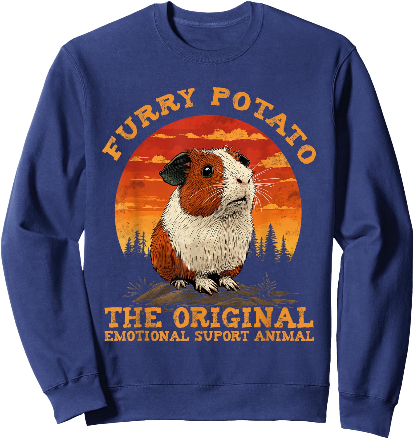 T-Shirt Sweatshirt - Sweatshirt | Navy