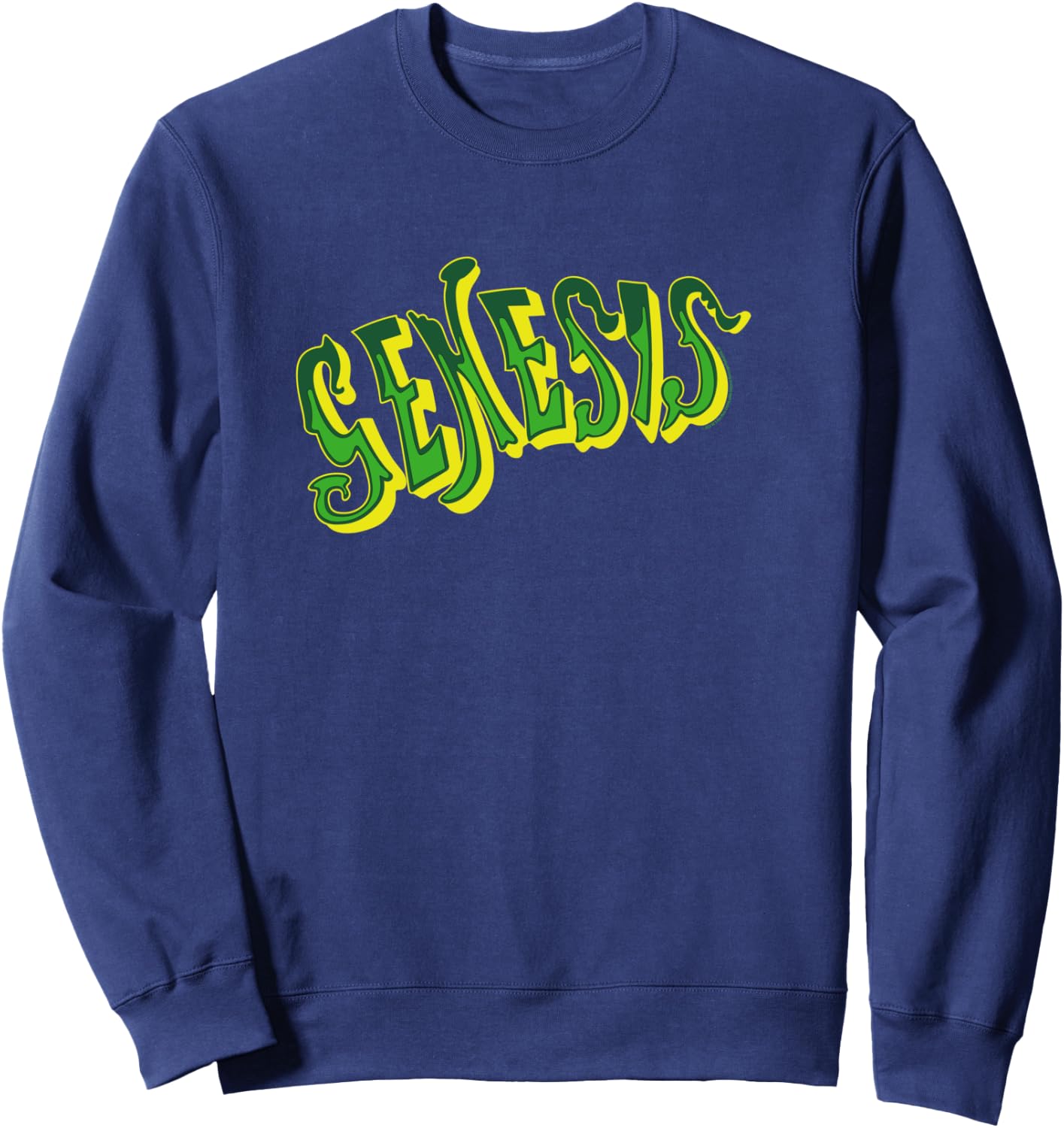 Genesis Old School Logo Green Sweatshirt - Sweatshirt | Navy