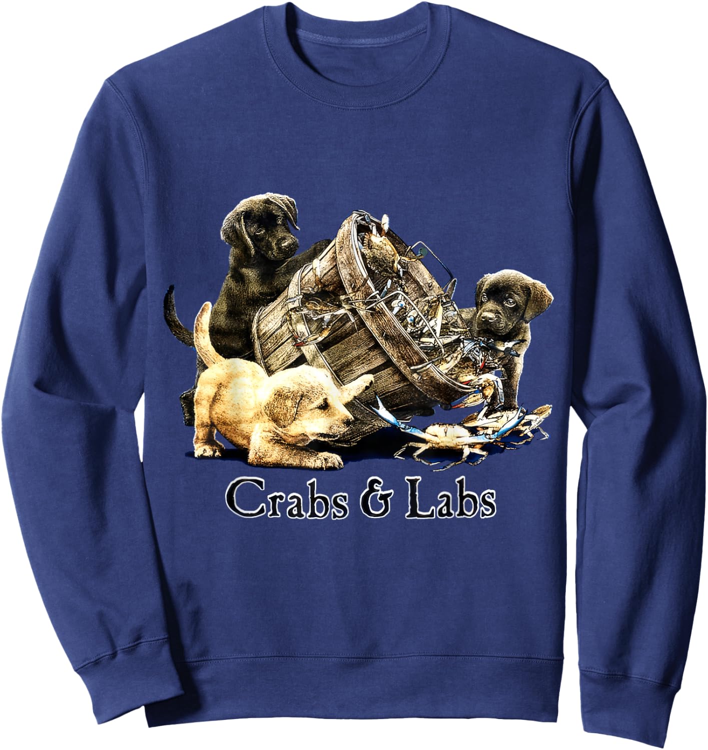 Crabs and Labs Sweatshirt - Sweatshirt | Navy