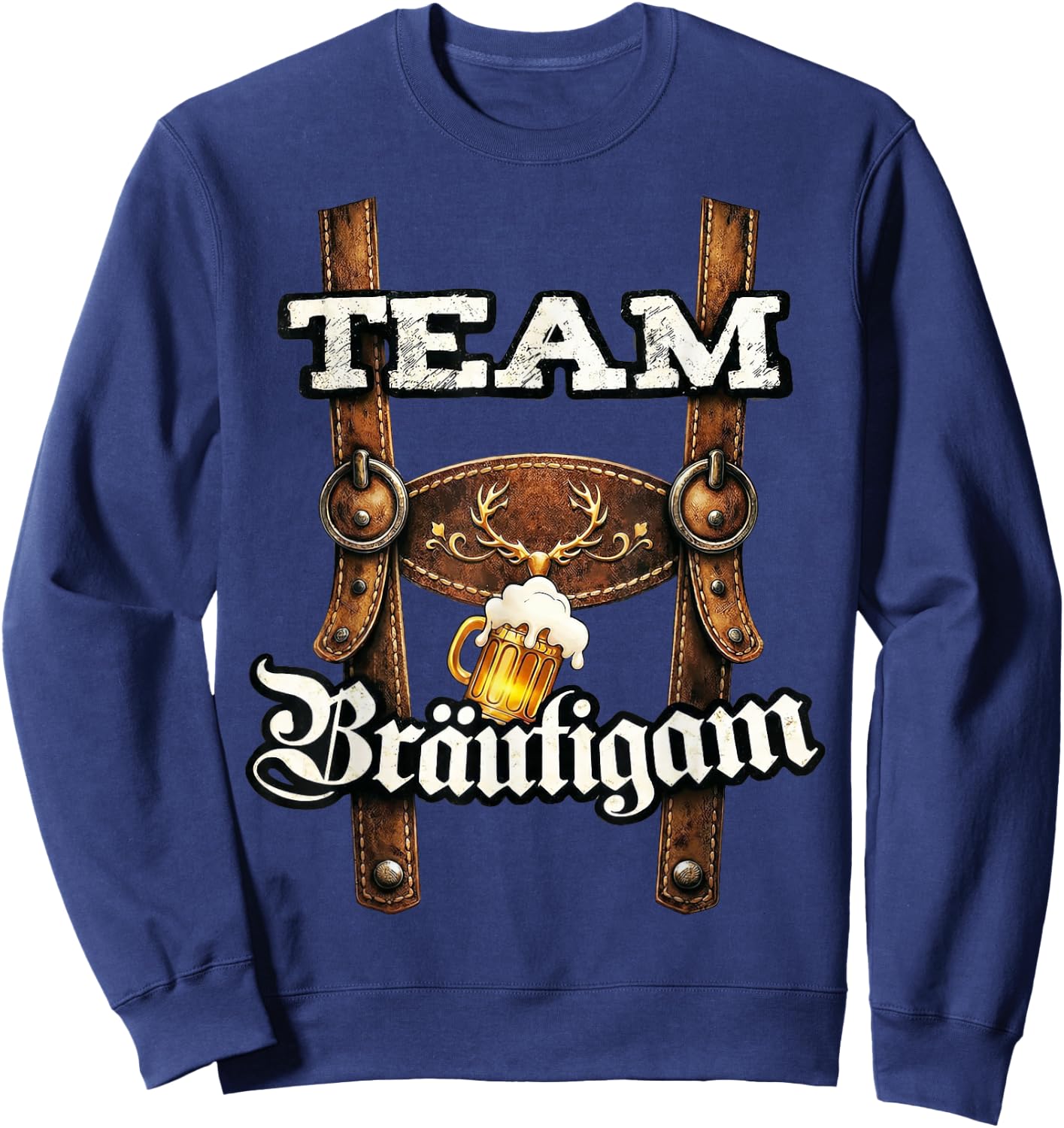 Poltern Männer JGA Junggesellenabschied Polterabend Sweatshirt - Sweatshirt | Navy